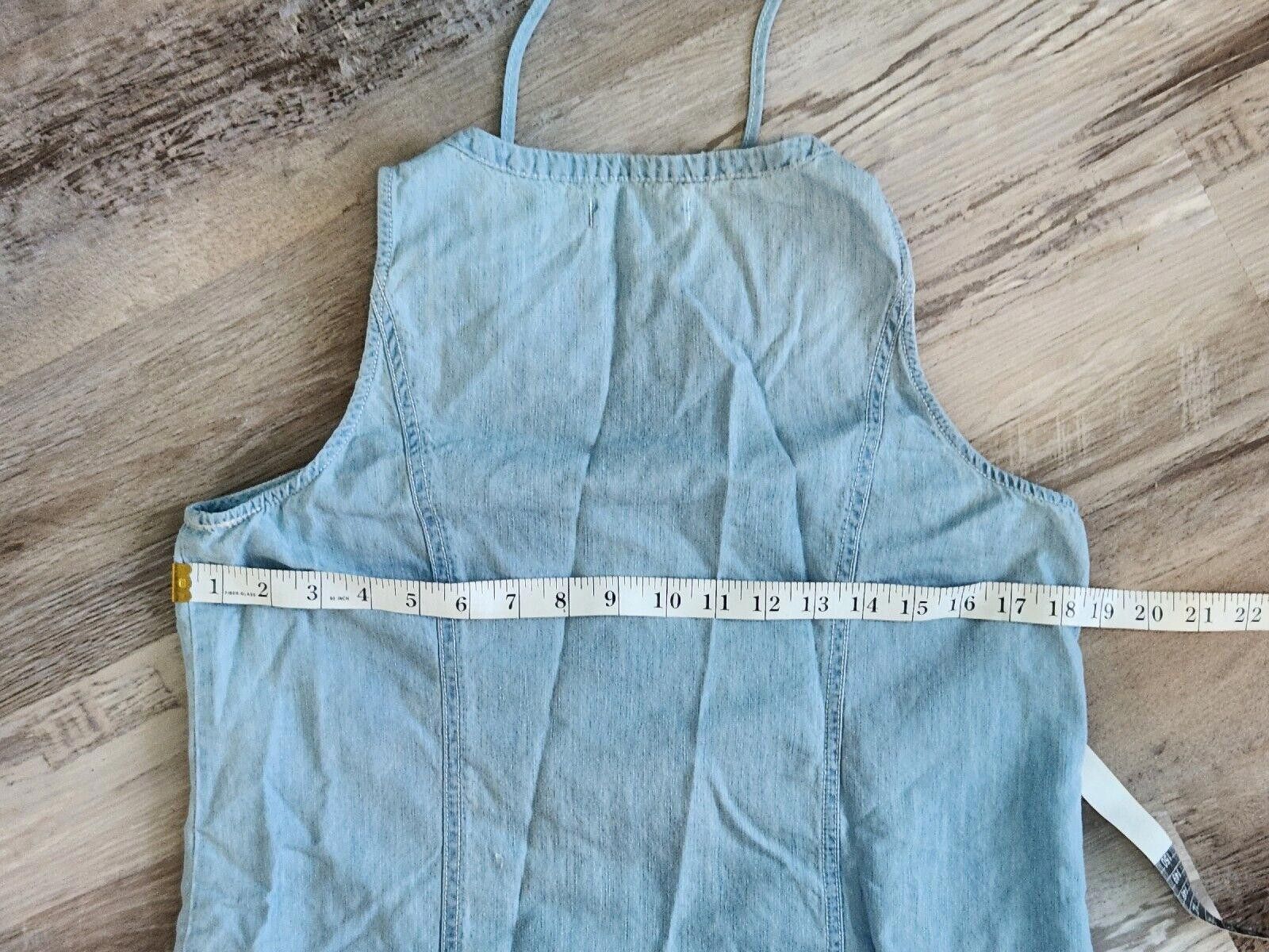 Designer Jack by BB Dakota Dress Small Chambray Denim With Pockets Size S / US 4 / IT 40 - 4 Thumbnail