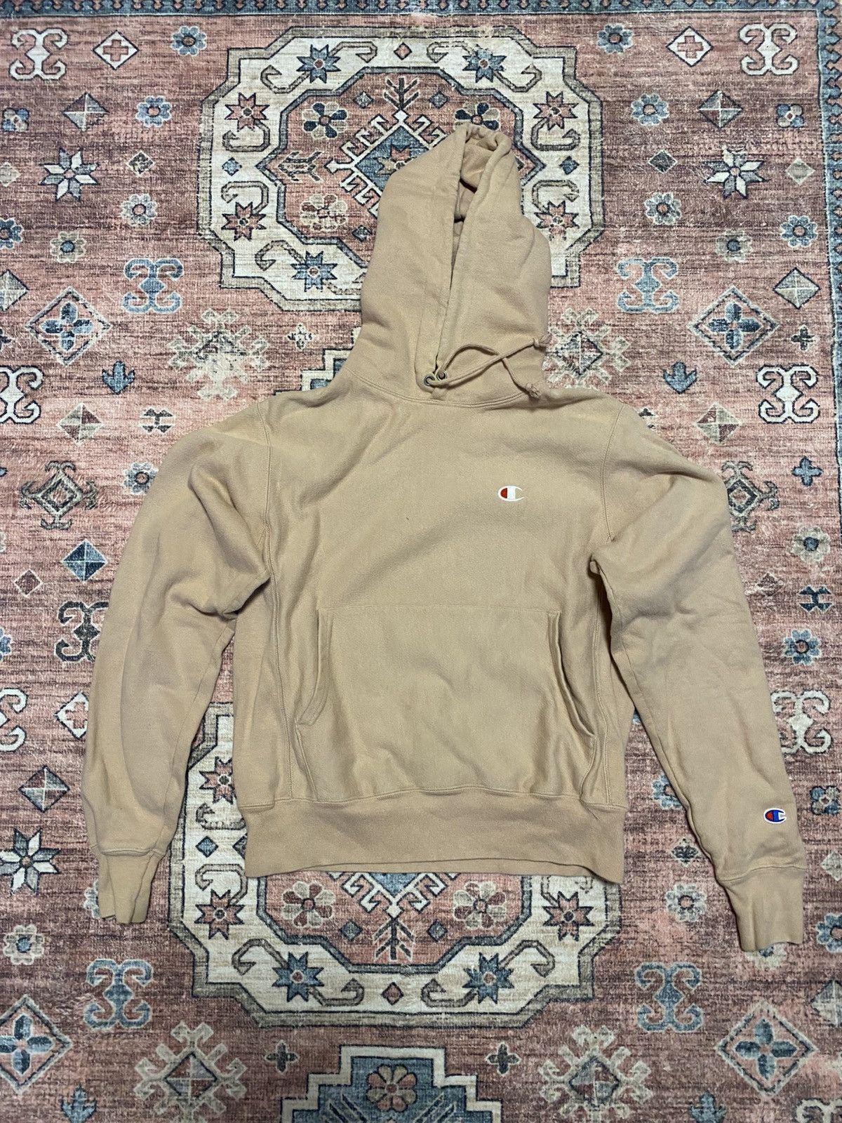 Champion Vintage VINTAGE FADED PINK CHAMPION REVERSE WEAVE HOODIE Grailed