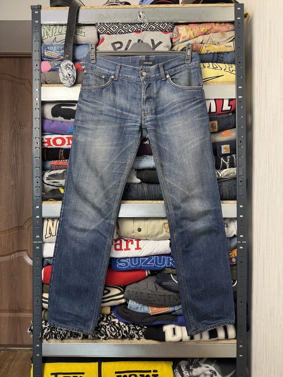 Versace Luxury Opium Versace Metal Medusa Denim Vintage Jeans Pants Size US 34 / EU 50 - 1 Thumbnail