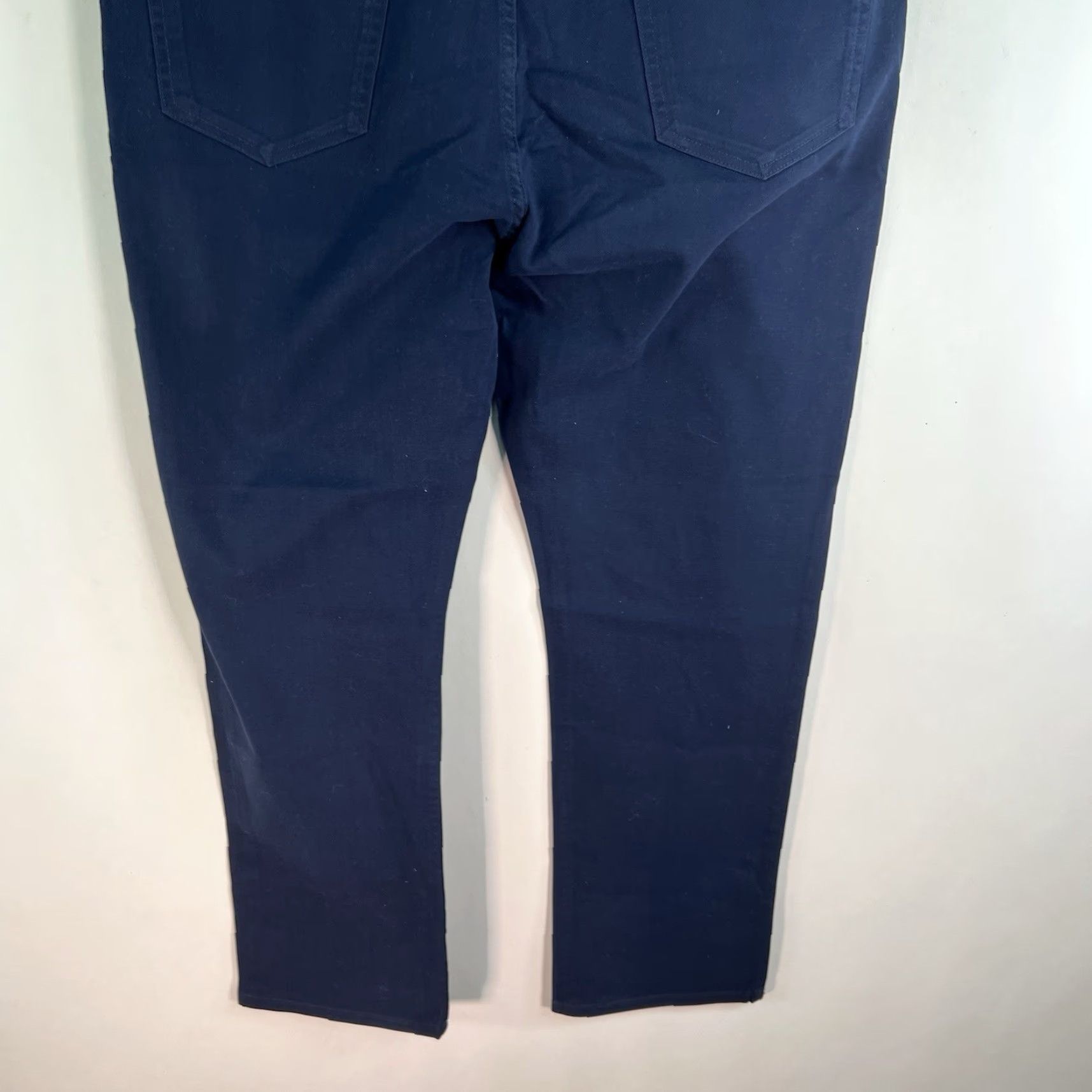 Hart Schaffner Marx Hart Schaffner Marx Heart Pant Trouser Men’s 40 X 30 Blue Twill Straight 5-Pocket Denim Flat Front Vintage: No Size US 40 / EU 56 - 7 Thumbnail