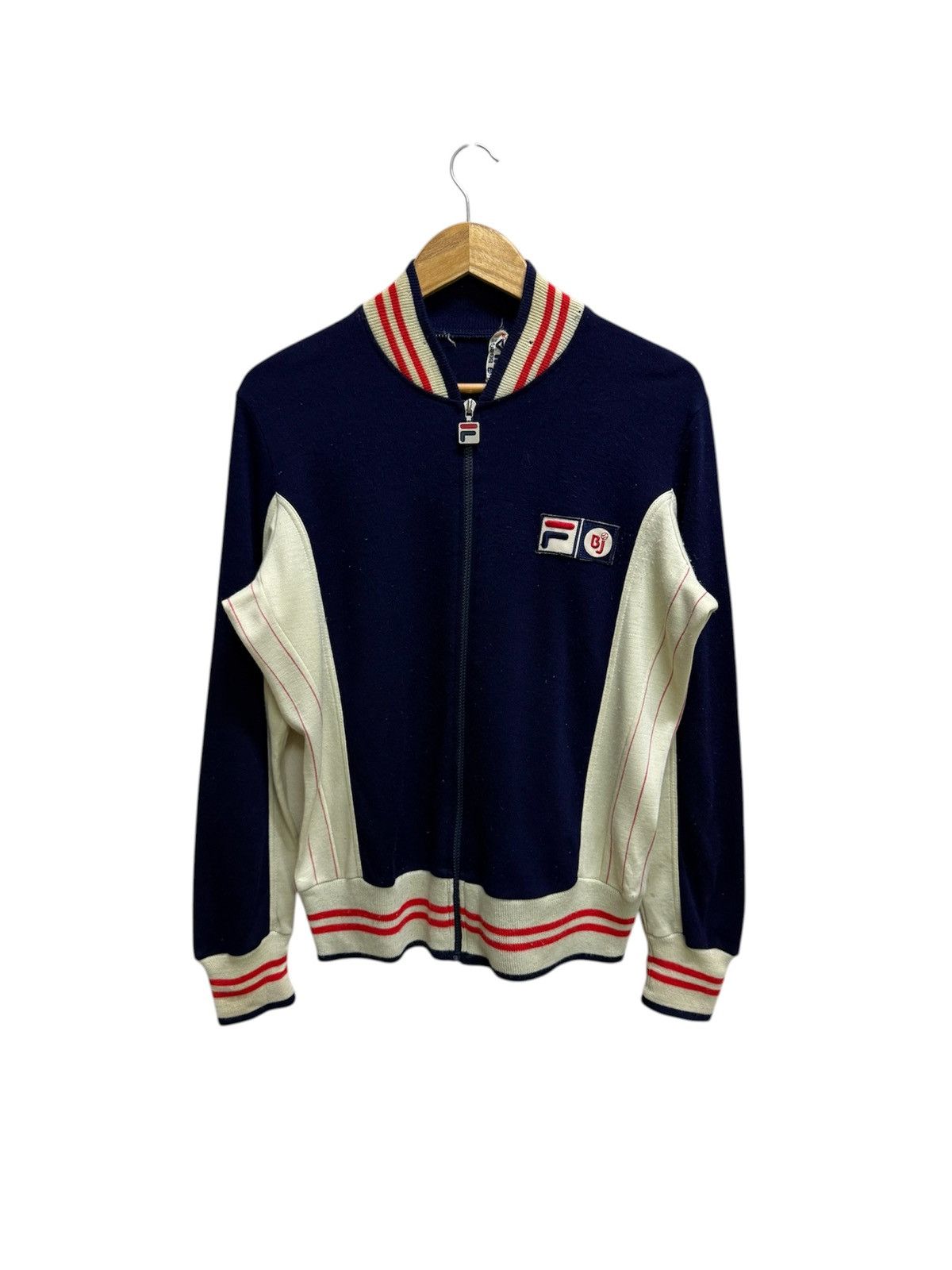 Fila 🔥Rare🔥Vintage 80s Fila Settanta Bjorn Borg track sweater Size US S / EU 44-46 / 1 - 1 Thumbnail