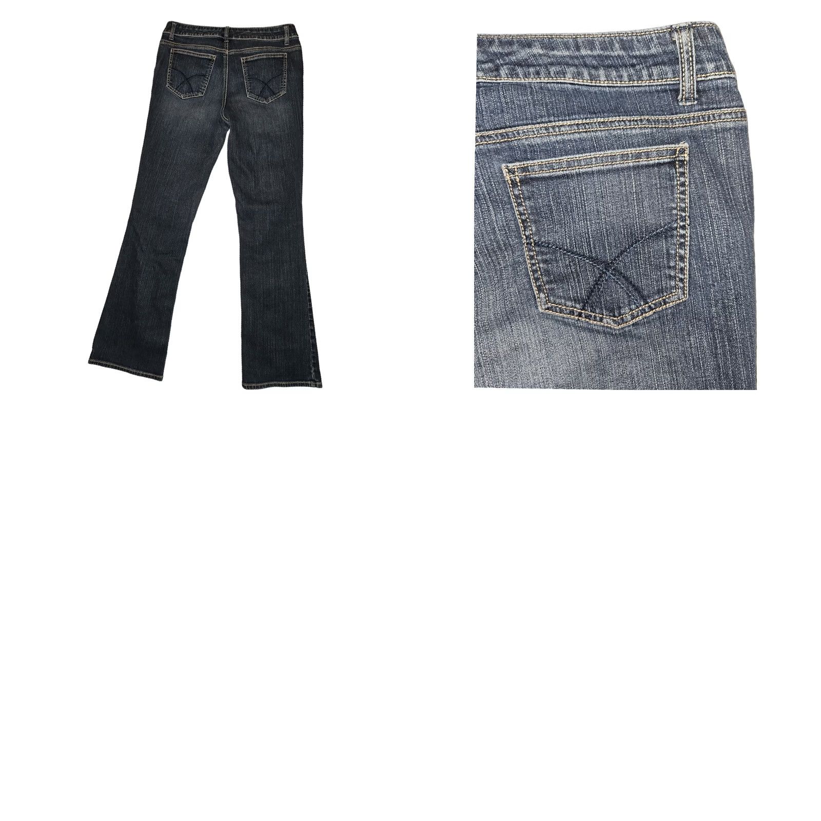 Tommy Hilfiger Tommy Hilfiger 90s Boot Cut Denim Jeans Women - Low Rise Size 10L - Dark Blue Size 32" / US 10 / IT 46 - 8 Thumbnail