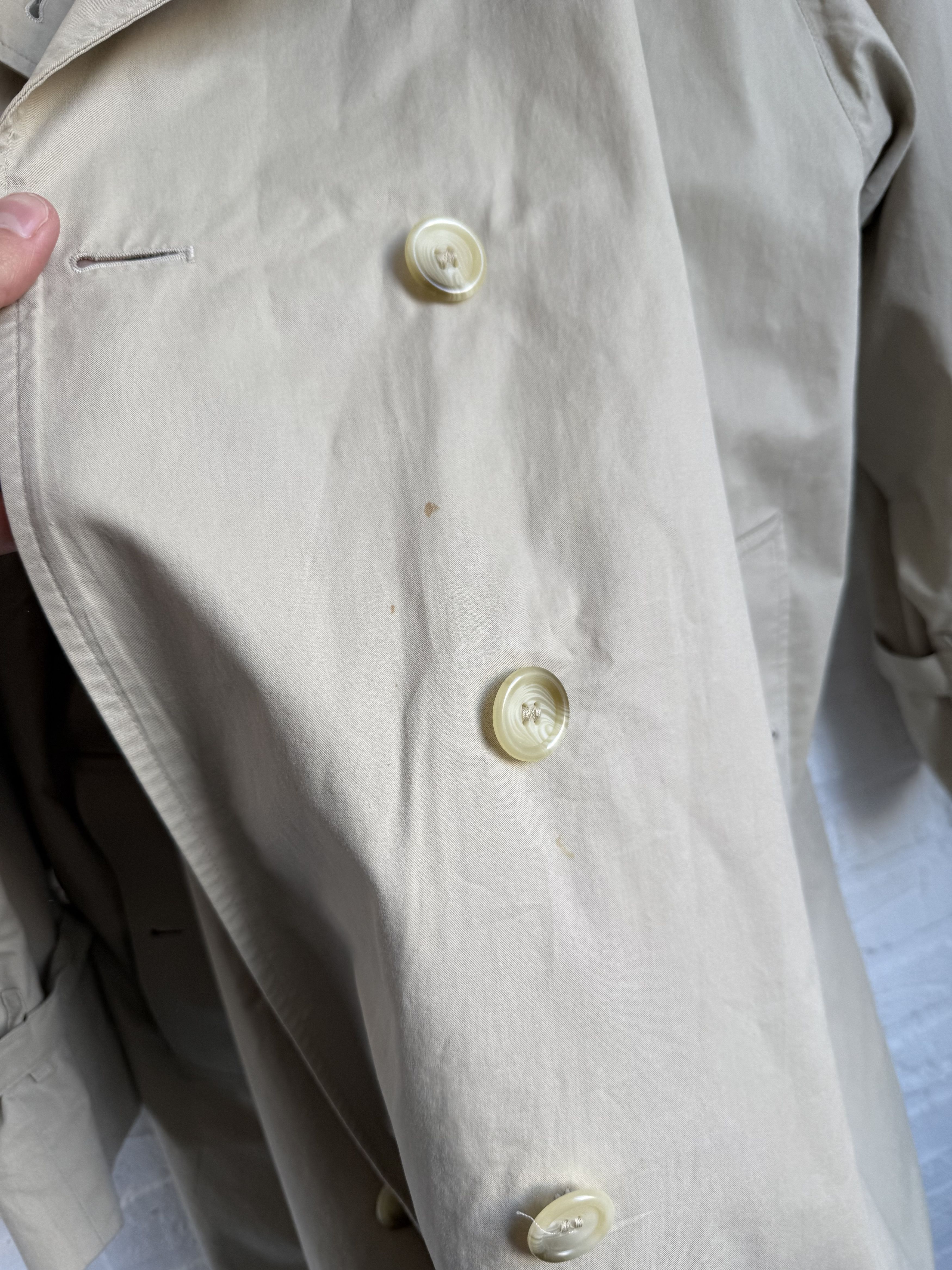 Burberry Vintage 80s Burberrys double breasted trench coat Size L / US 10 / IT 46 - 7 Thumbnail