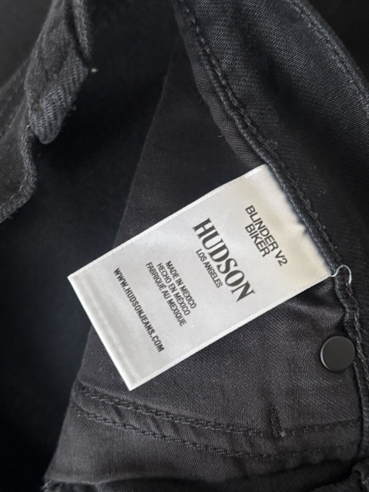 Hudson Hudson Black Slim Biker Jeans Size US 31 - 5 Thumbnail