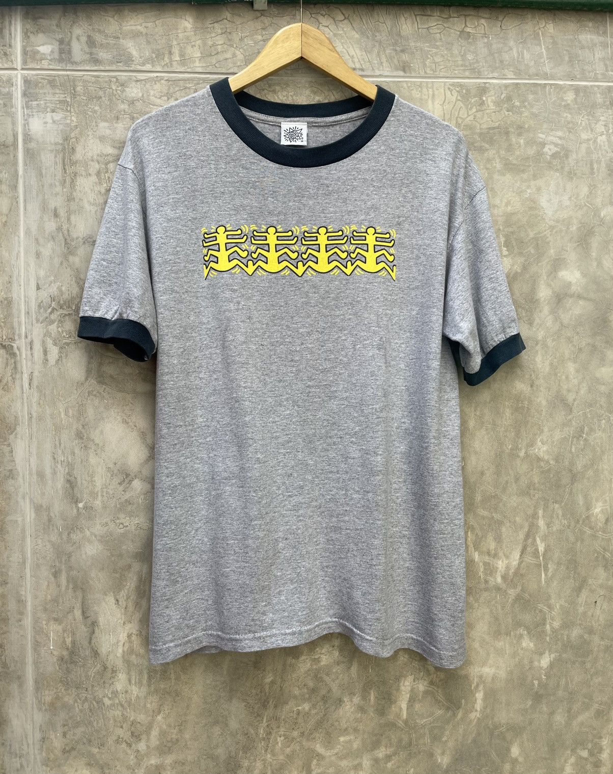 Vintage Vintage POP SHOP KEITH HARING art tee shirt size M Size US M / EU 48-50 / 2 - 1 Thumbnail