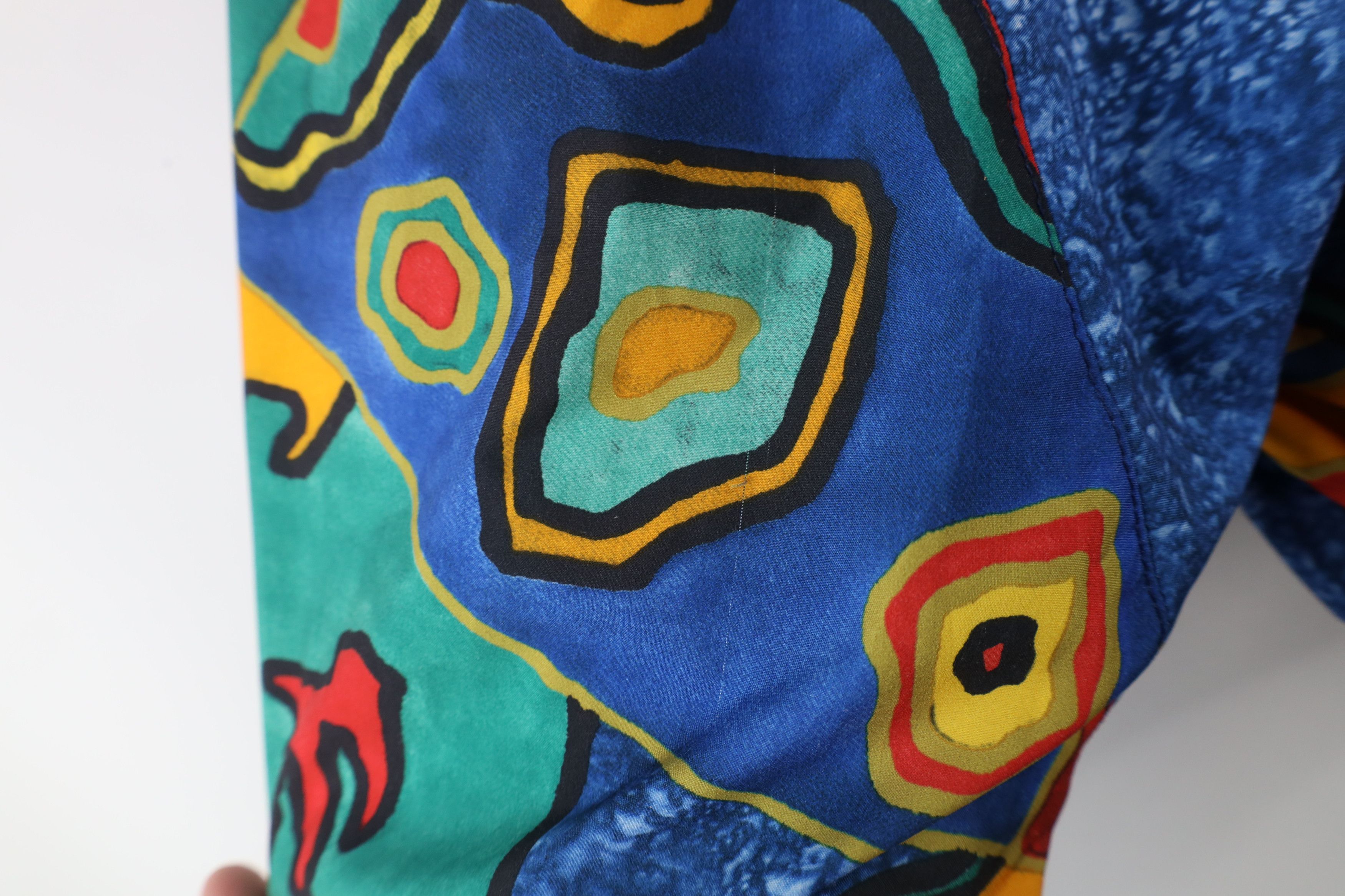 Vintage Vintage 90s Streetwear Abstract Lined Windbreaker Jacket USA Size M / US 6-8 / IT 42-44 - 7 Thumbnail