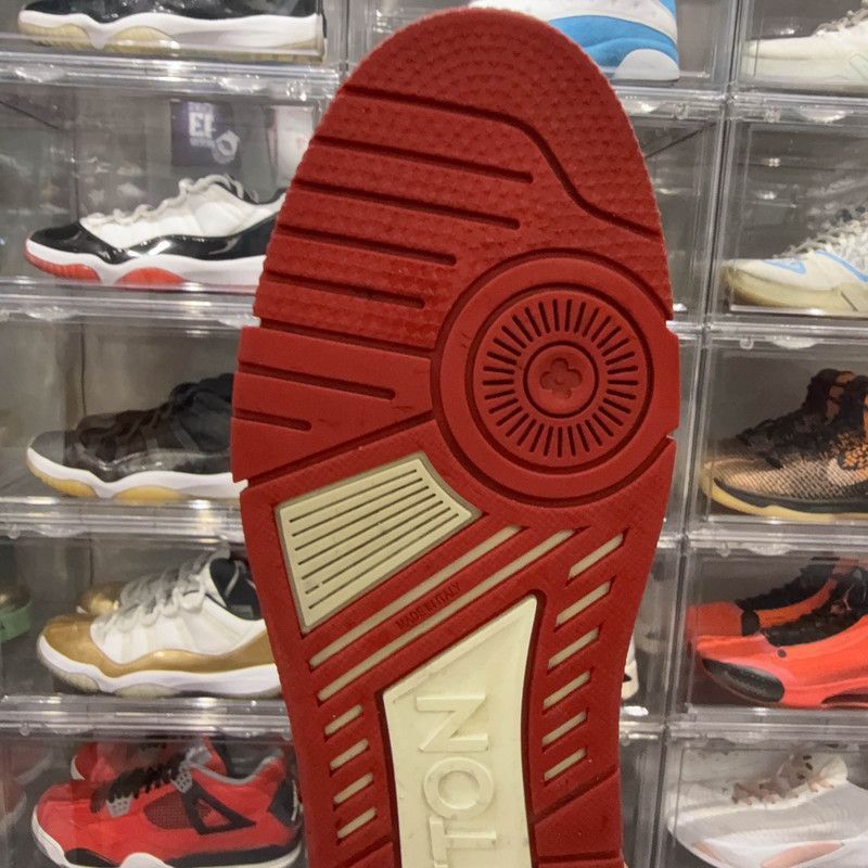 Louis Vuitton Louis Vuitton Trainer Red Fashion Sneakers for Men 0079 Size US 9.5 / IT 39.5 - 8 Thumbnail