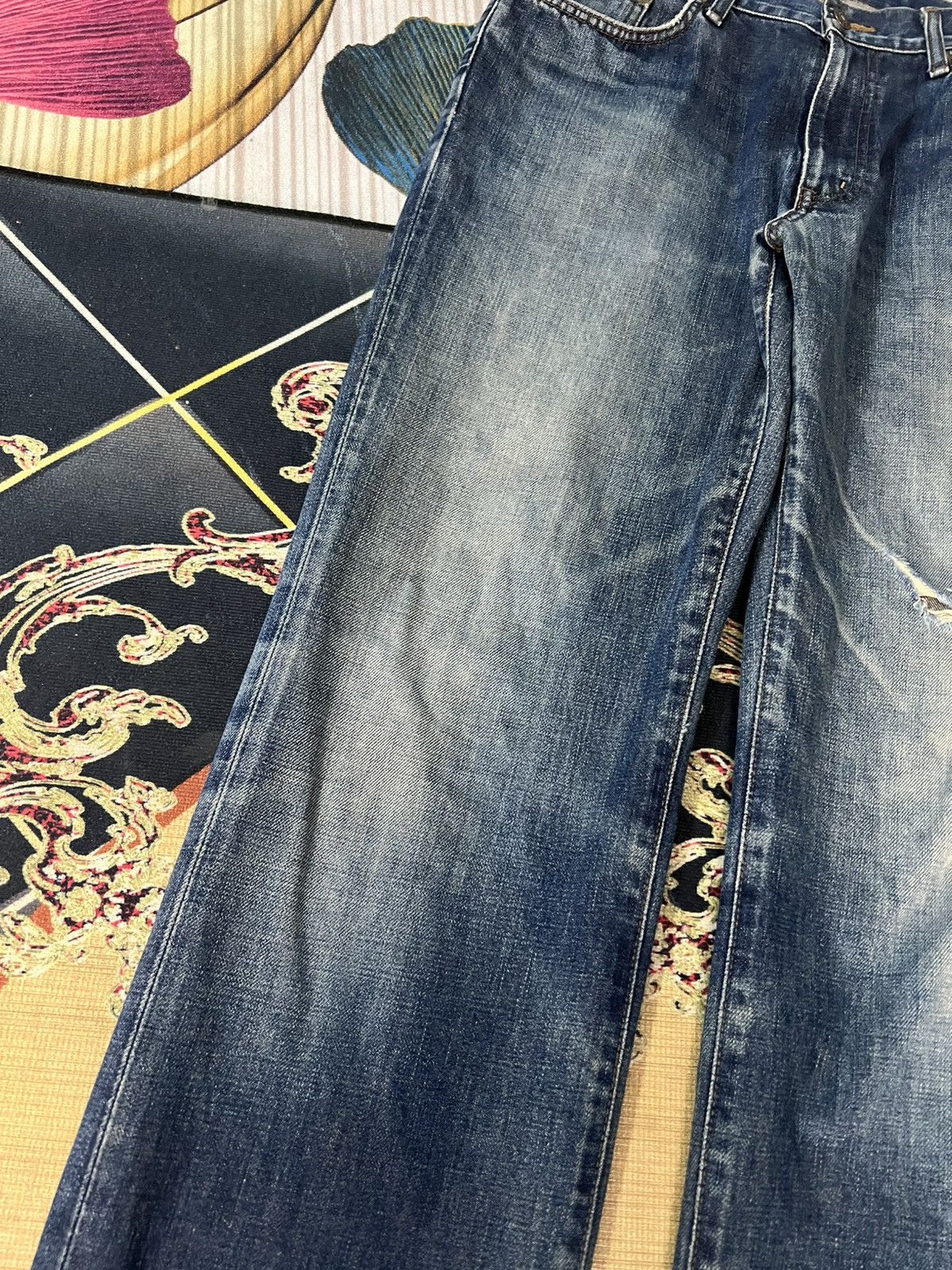 Edwin VINTAGE EDWIN 503 DISTRESSED JEANS Size US 30 / EU 46 - 6 Thumbnail