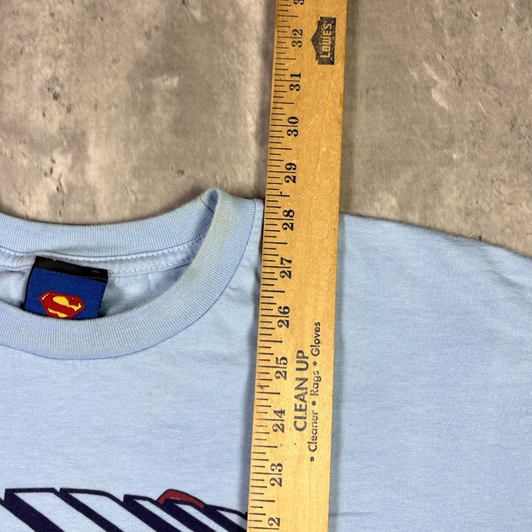 Vintage VINTAGE Superman T Shirt Blue DC Comics Superhero Art Adult Large 2000s Size US L / EU 52-54 / 3 - 4 Thumbnail