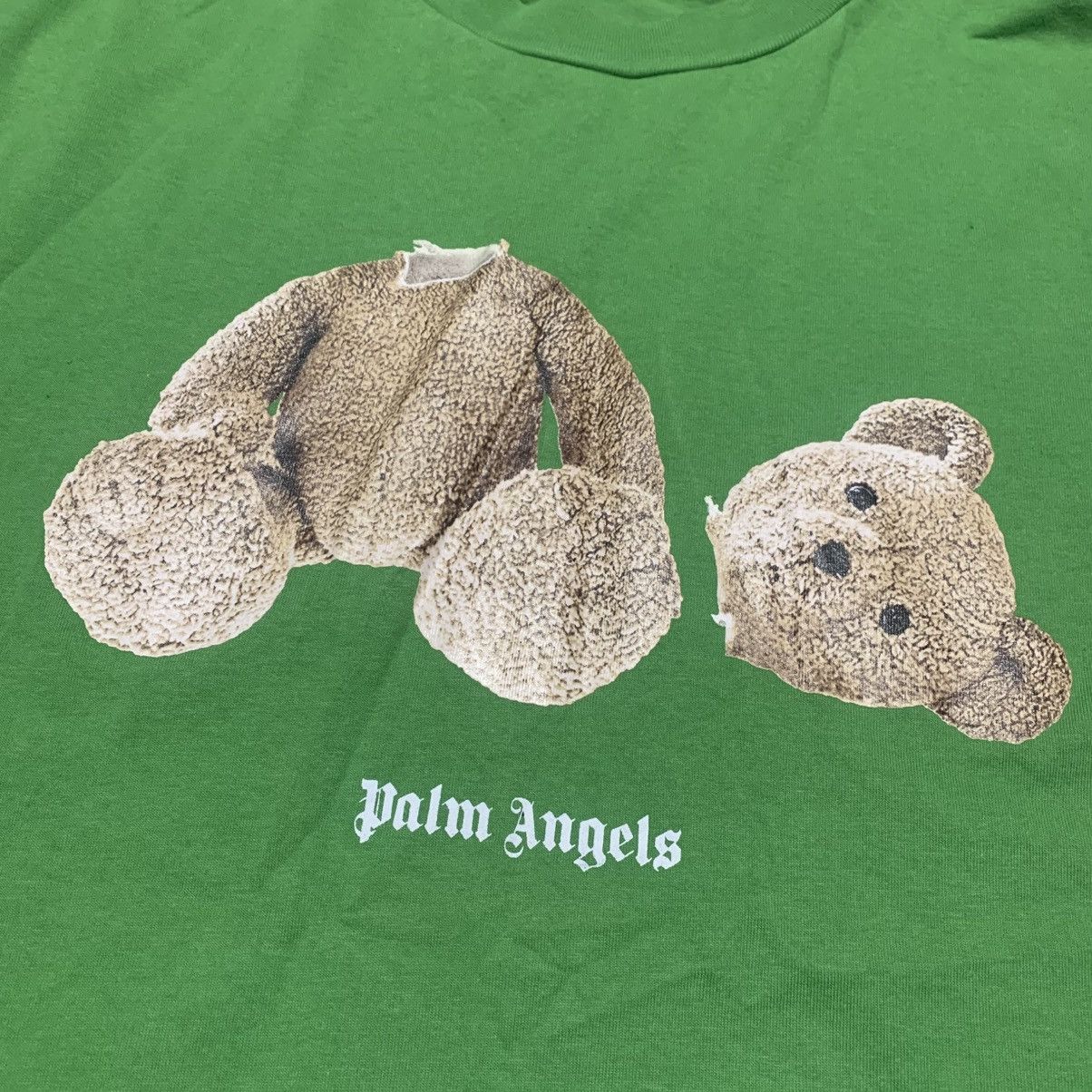 Palm Angels Palm Angels Small Kill The Bear Green Tee Size US S / EU 44-46 / 1 - 3 Thumbnail