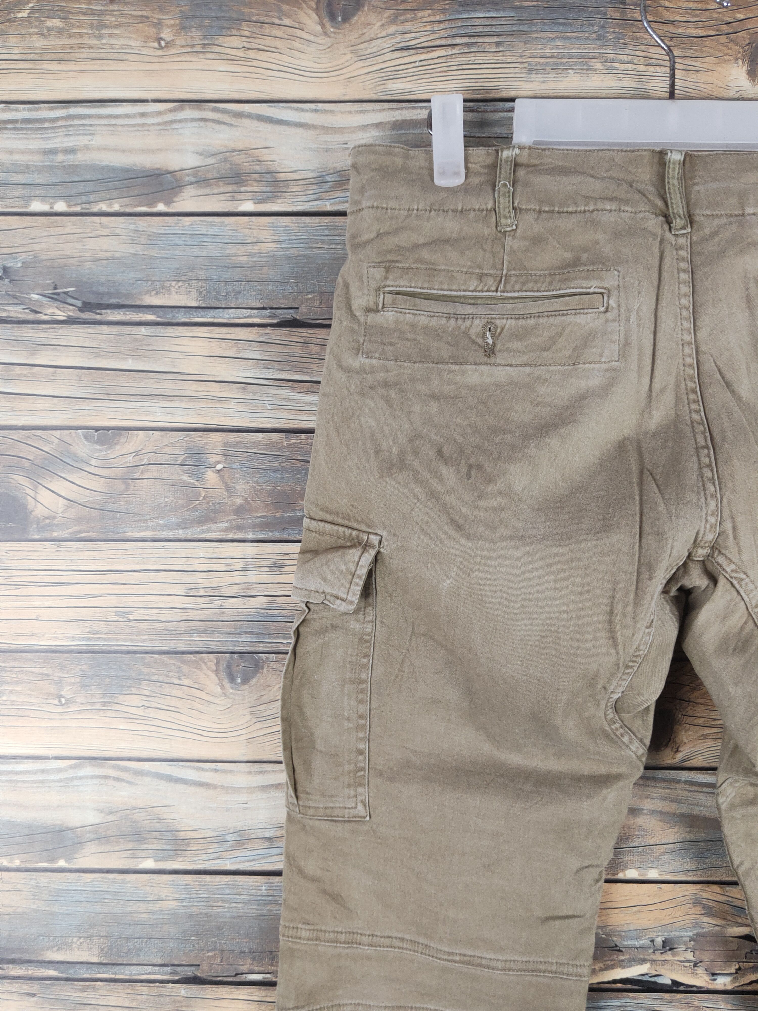 Japanese Brand DL Gladiator Beige Multipocket Cargo Pants #46-274T Size US 32 / EU 48 - 8 Thumbnail