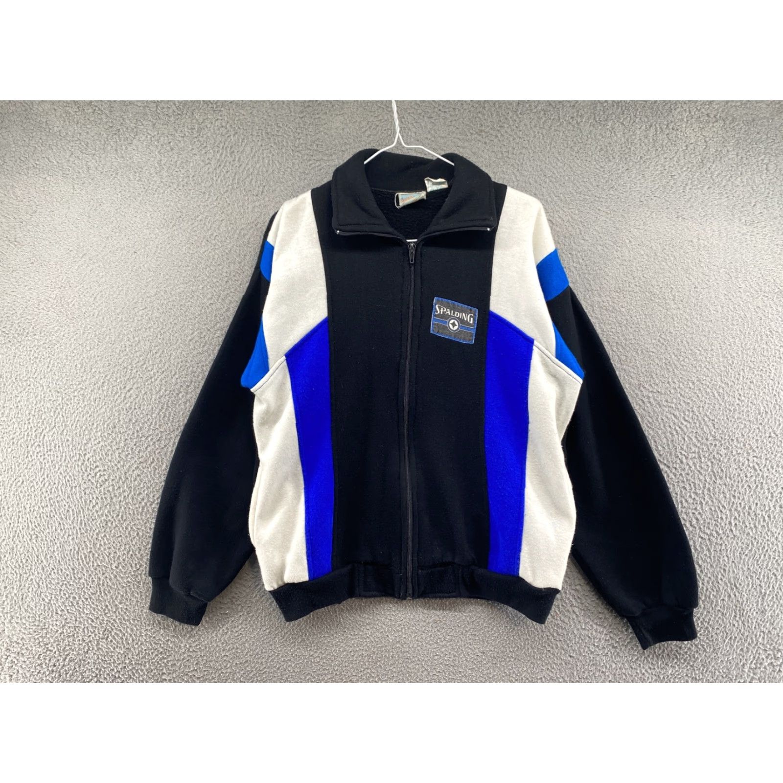Spalding Spalding VTG Mens Color Block Acrylic Blend Full Zip Sweatshirt Size M Y2K Size US M / EU 48-50 / 2 - 2 Thumbnail