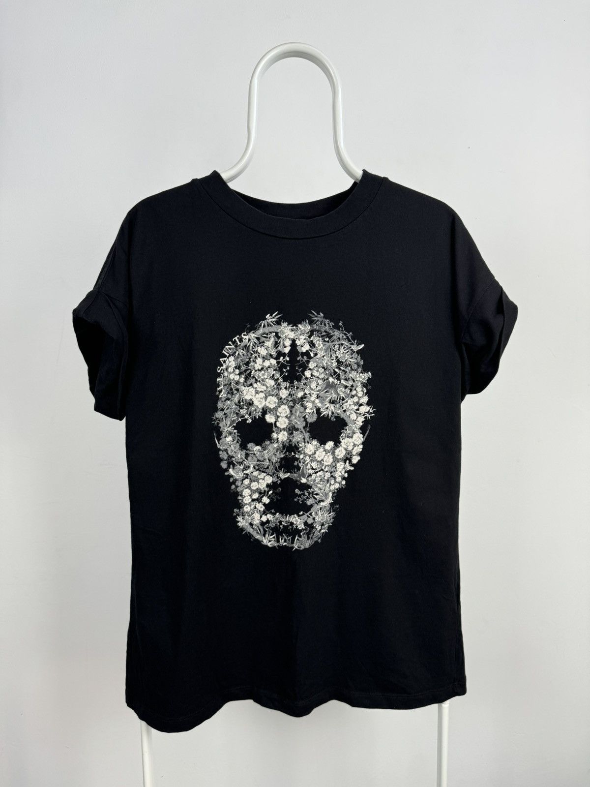 Allsaints All Saints Murina Imo Skull Logo Tee Size US M / EU 48-50 / 2 - 1 Thumbnail