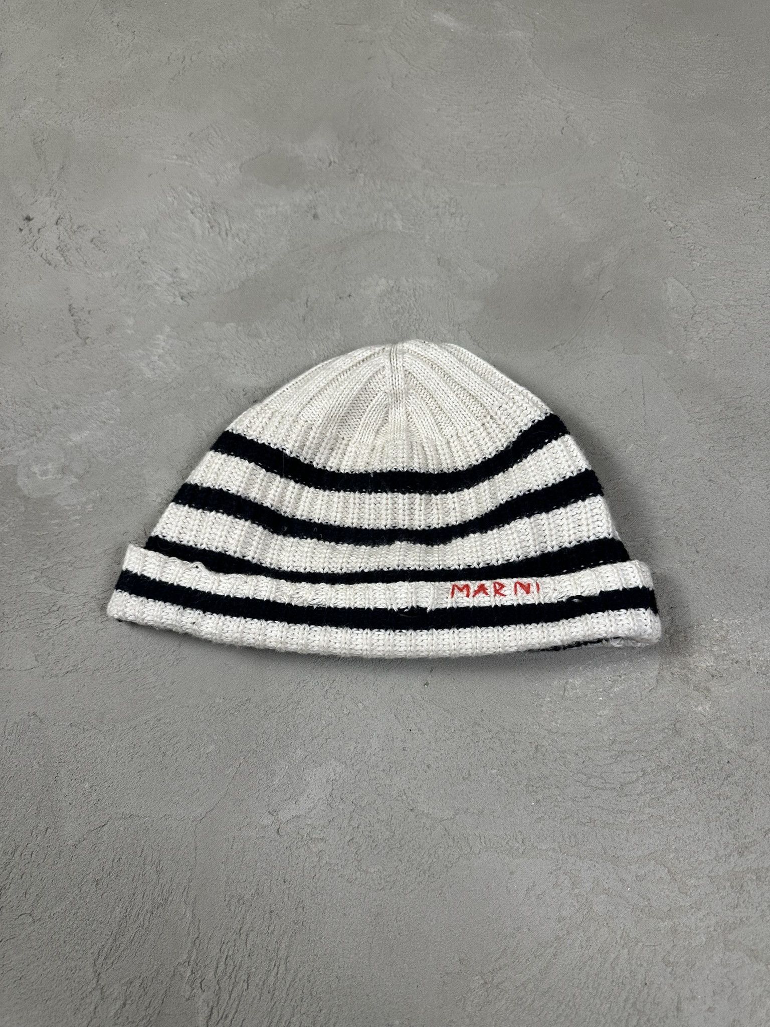 Marni Marni Wool Knit Stripped Beanie Size ONE SIZE - 1 Thumbnail