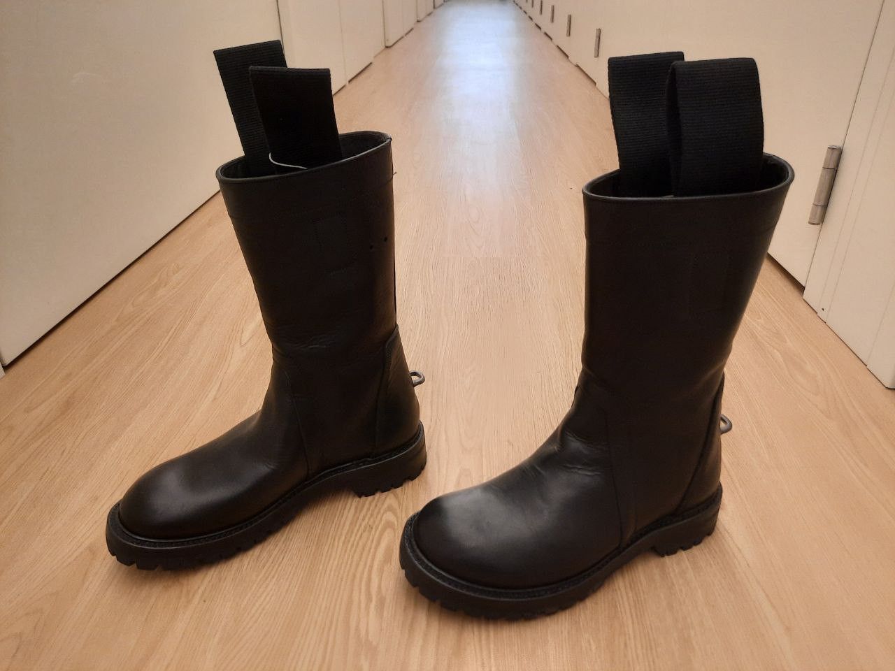 Rick Owens *New* SS16 Cyclops Goodyear Sole Biker Boots Size US 7 / EU 40 - 2 Thumbnail