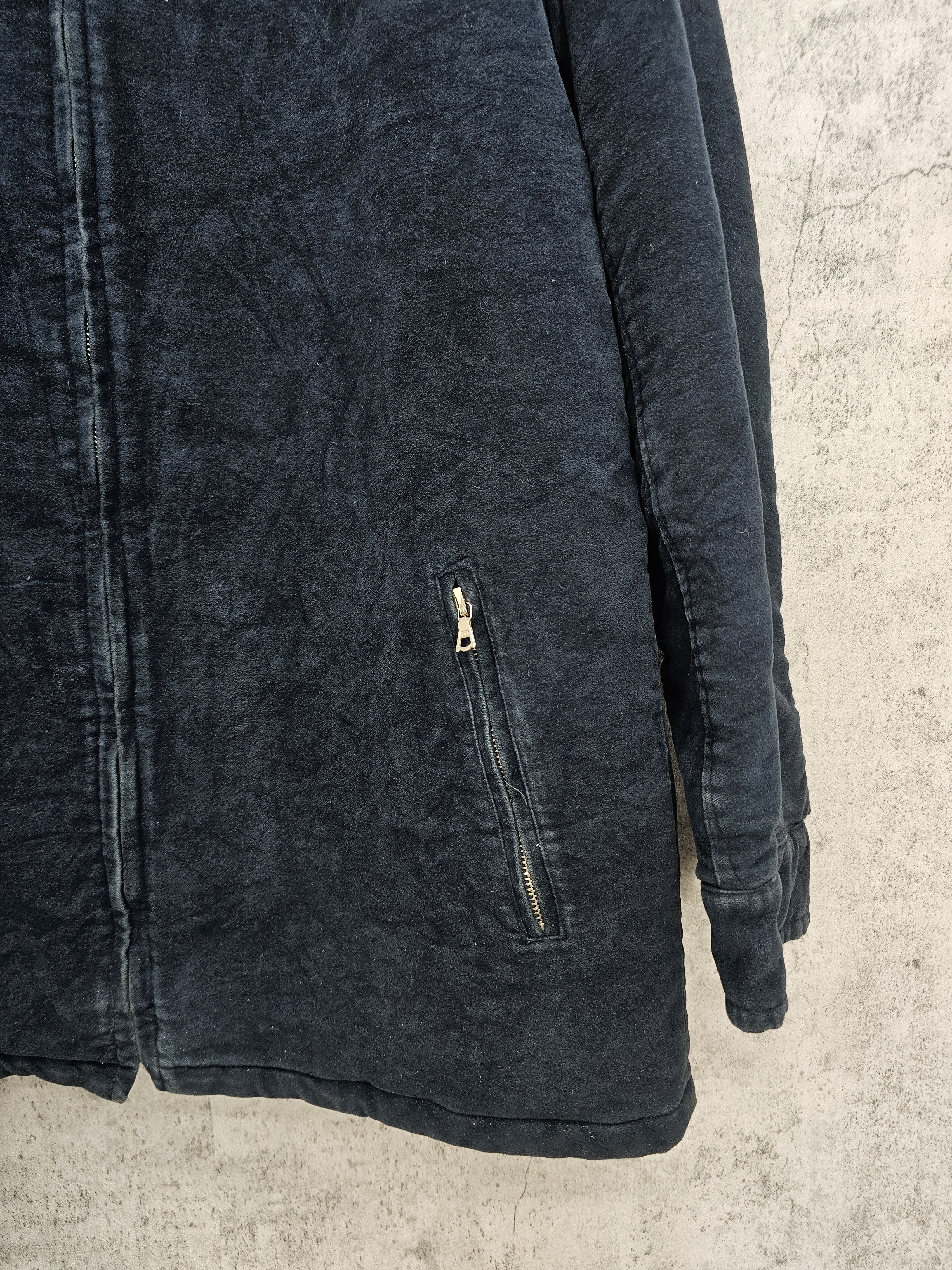 Katharine Hamnett London Vtg KATHARINE HAMNETT DENIM Waxed Riri Zipper Jacket J0087 Size US M / EU 48-50 / 2 - 9 Thumbnail