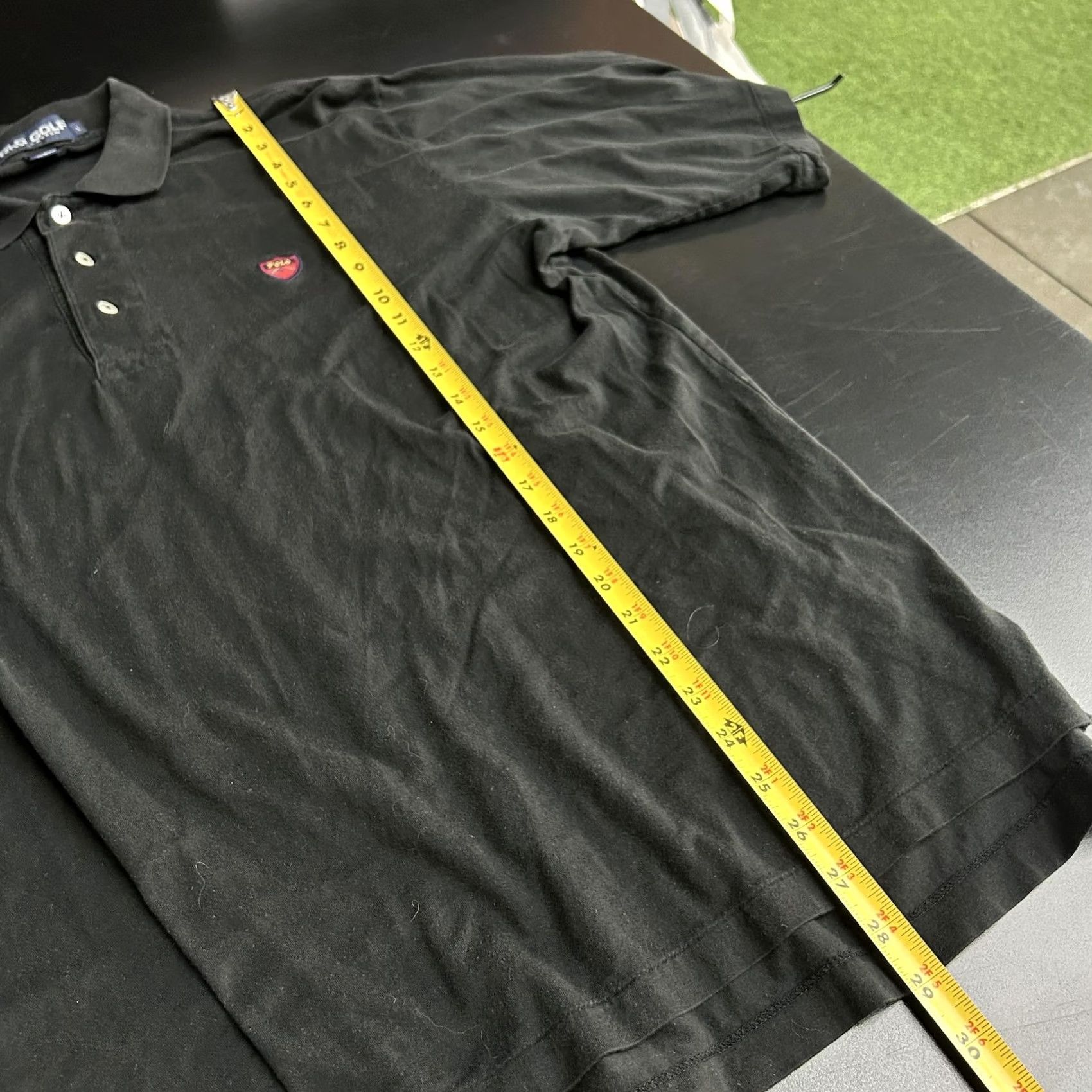 Polo Ralph Lauren Polo Ralph Lauren Polo Shirt Mens Large Black 100% Cotton Short Sleeve Golf Embroidered Crest Shirt Size US L / EU 52-54 / 3 - 5 Thumbnail