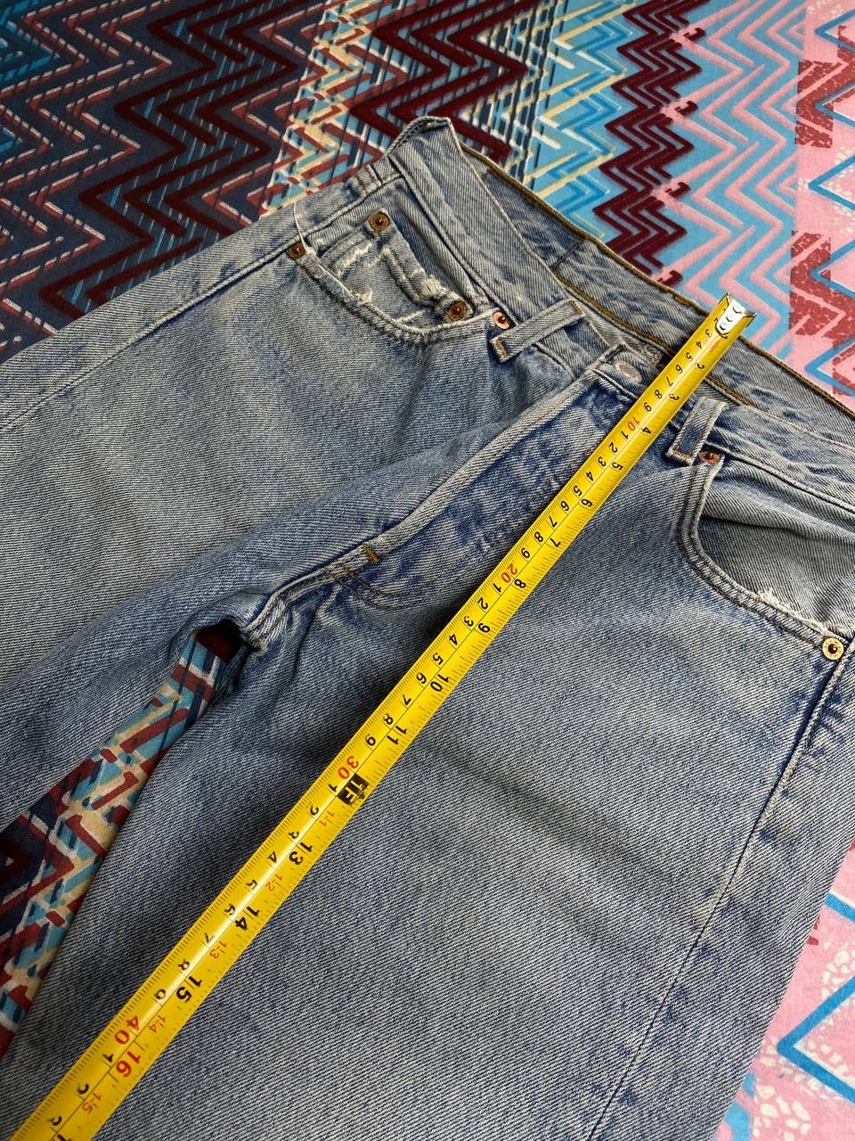 Levi's vintage Distressed Wash Denim Jeans pants Levi's 501 Y2K w28 Size US 28 / EU 44 - 15 Thumbnail
