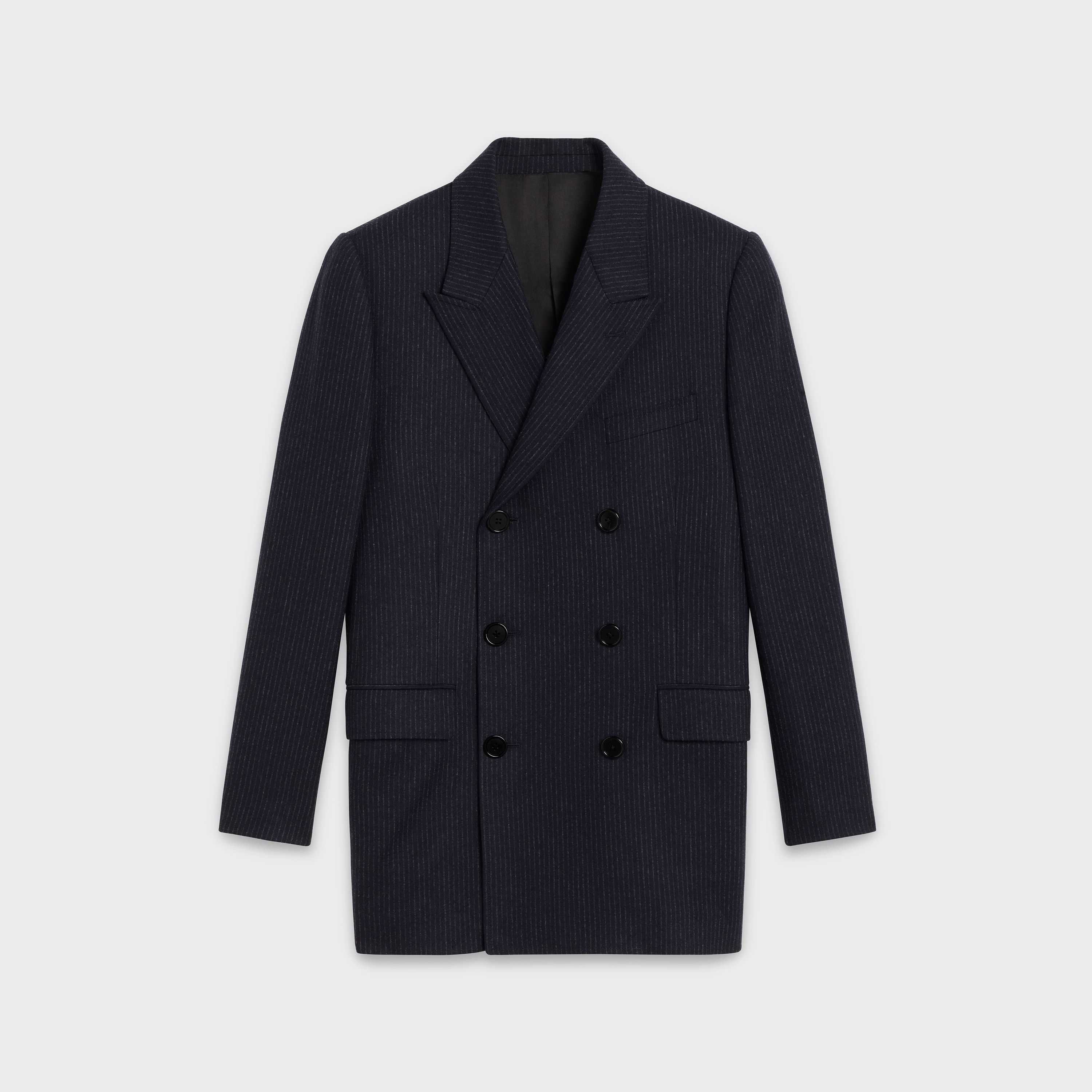 Celine o1w1db10525 2V2954 Rectangle Jacket in Navy Blue Size US L / EU 52-54 / 3 - 1 Thumbnail