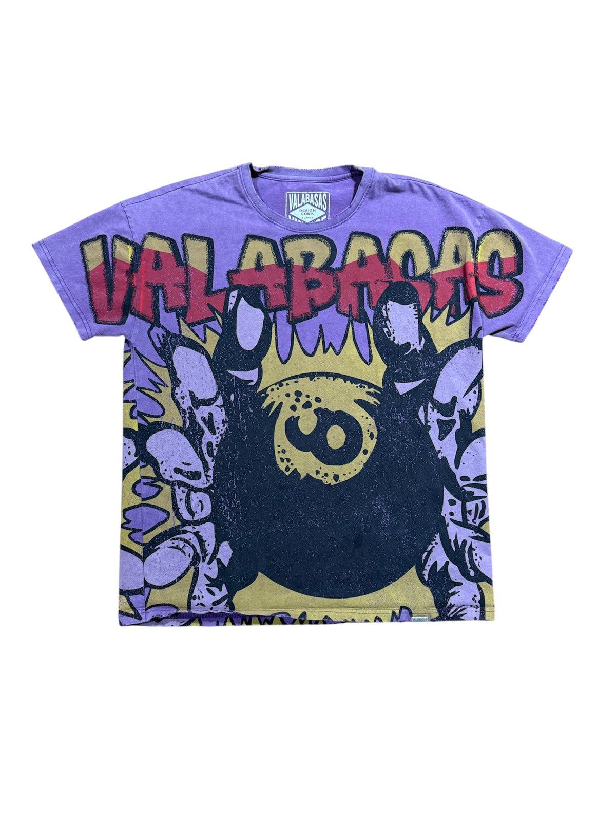 Valabasas Eight Ball T-Shirt Purple