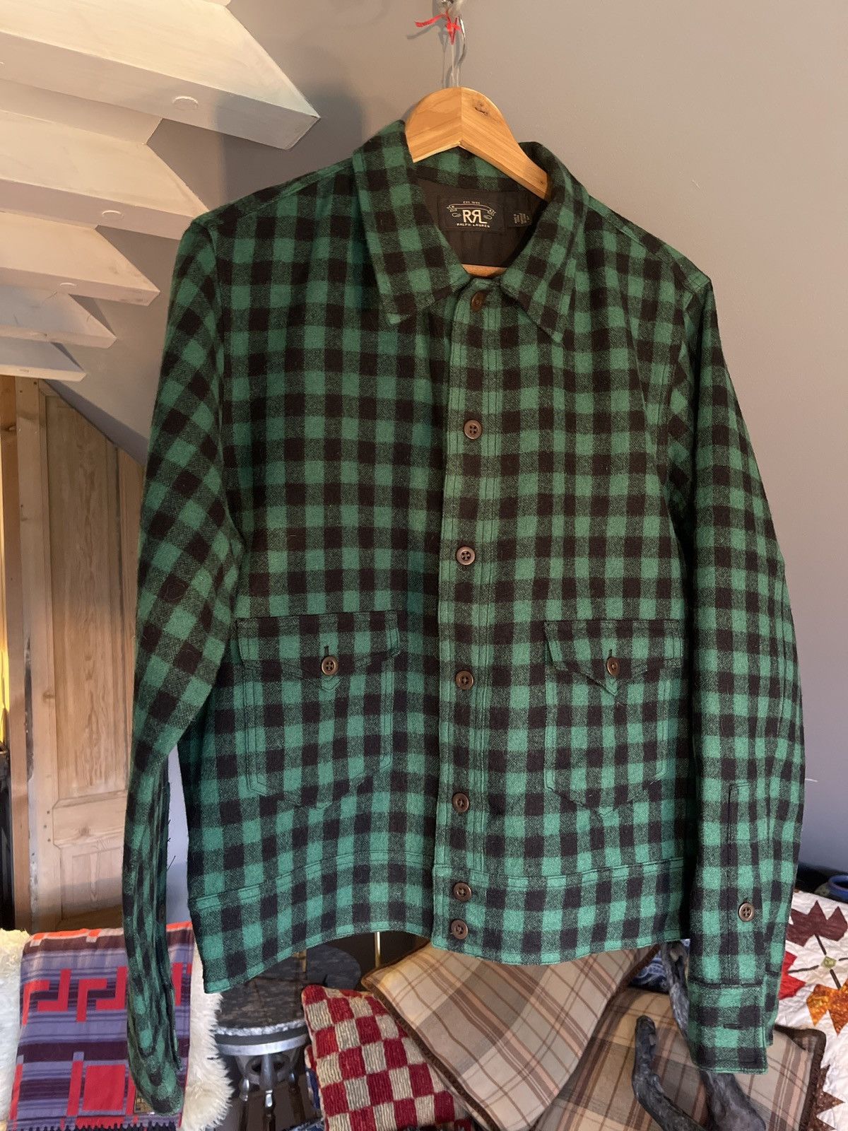 RRL Ralph Lauren RRL Wool plaid Jacket Size US L / EU 52-54 / 3 - 4 Thumbnail