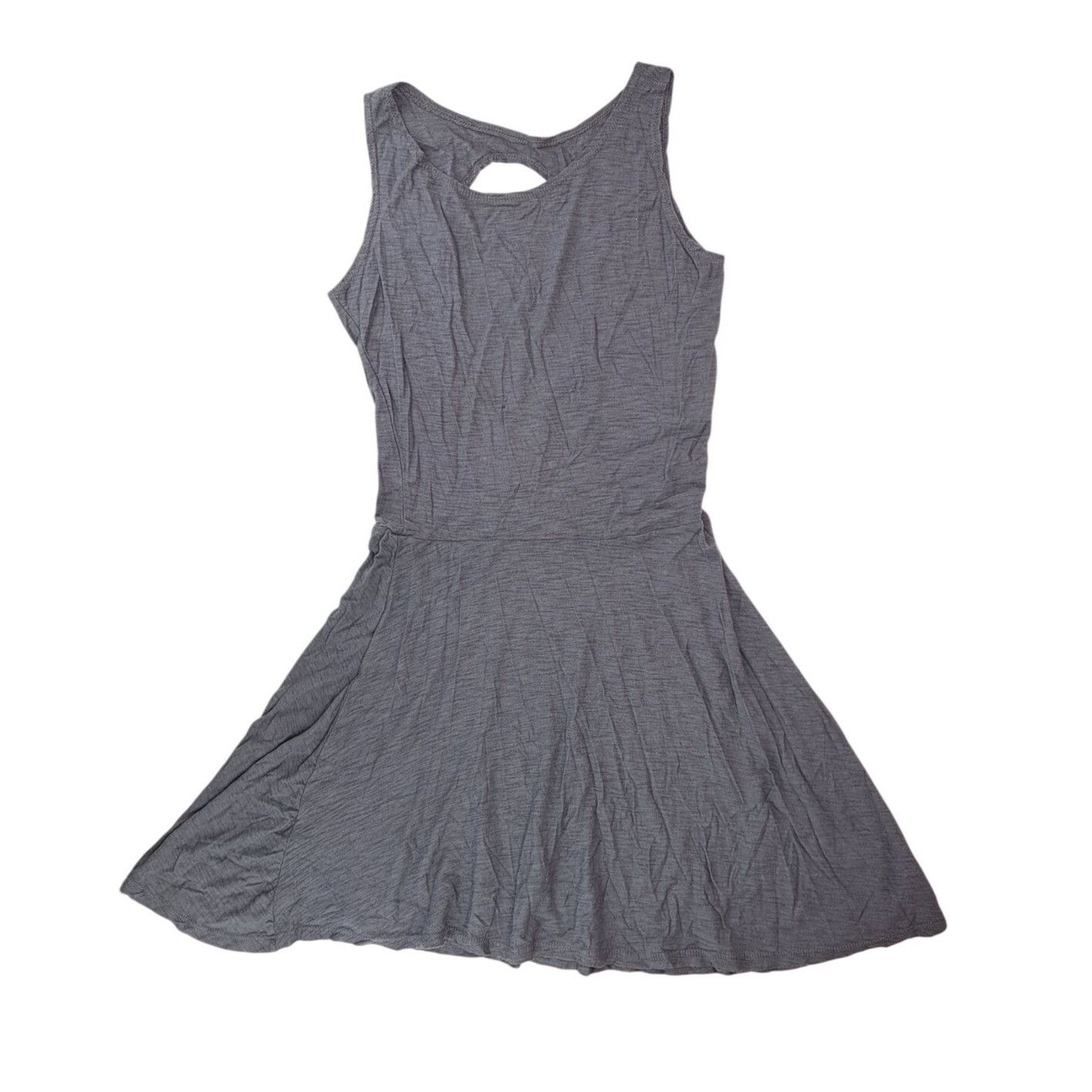 Other Natural Michelle Creative Factory Gray Tank Skater Dress Cut Size M / US 6-8 / IT 42-44 - 1 Thumbnail