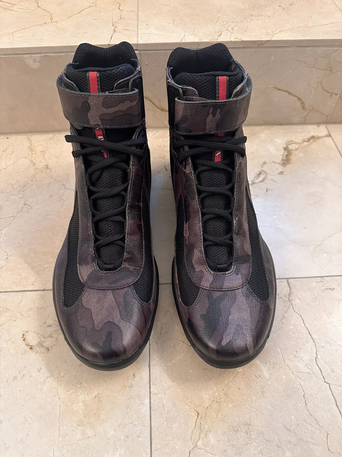 Prada Rare Prada America's Cup Saffiano Camo 10.5 UK (US11.5-12) Size US 11.5 / EU 44-45 - 2 Thumbnail