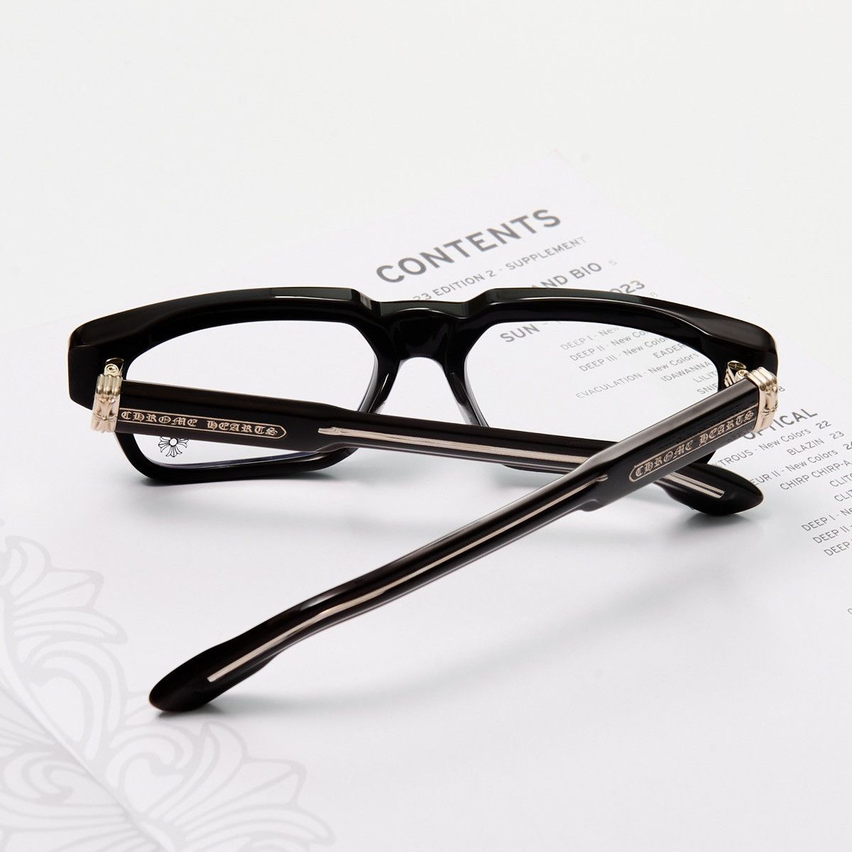 Chrome Hearts CHROME HEARTS 2 THICK CLASSIC BROWN GLASSES Size ONE SIZE - 7 Thumbnail