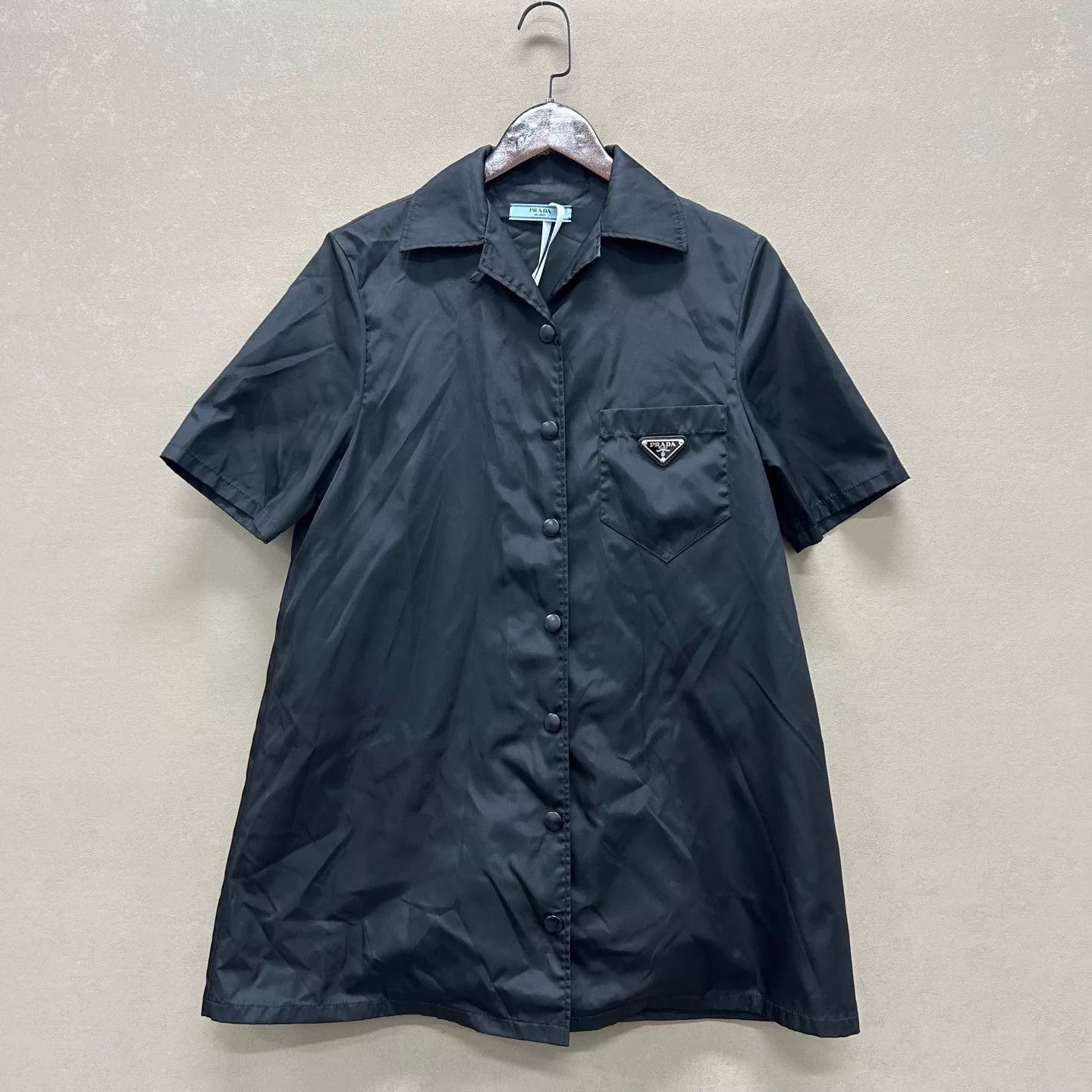 Prada Prada New w/ Tags Black Nylon SS Metal Triangle Logo 36 Size XS / US 0-2 / IT 36-38 - 1 Thumbnail