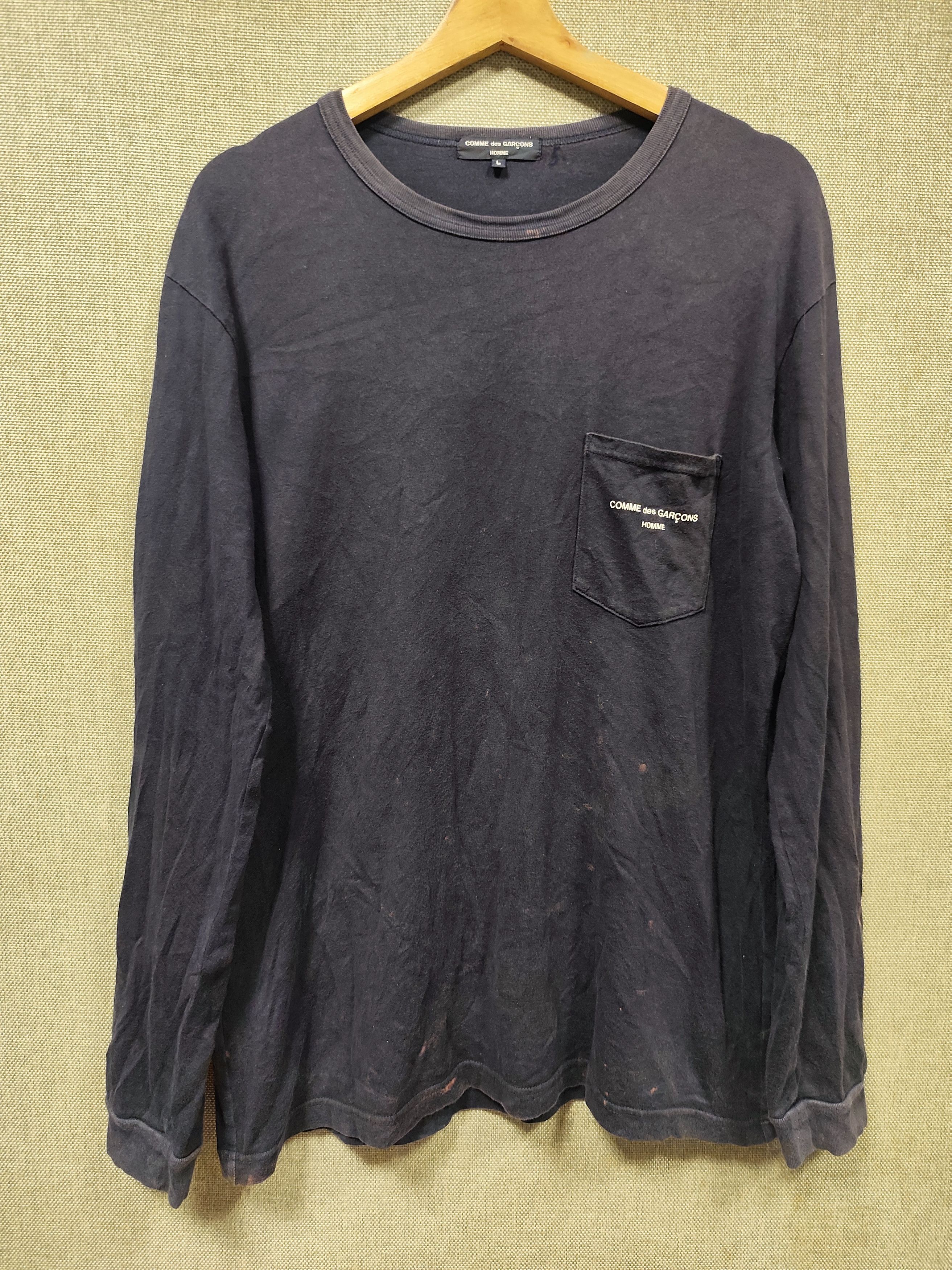 Comme des Garcons Homme Plus Comme Des Garcons Homme Long Sleeve Shirt Size US L / EU 52-54 / 3 - 1 Thumbnail