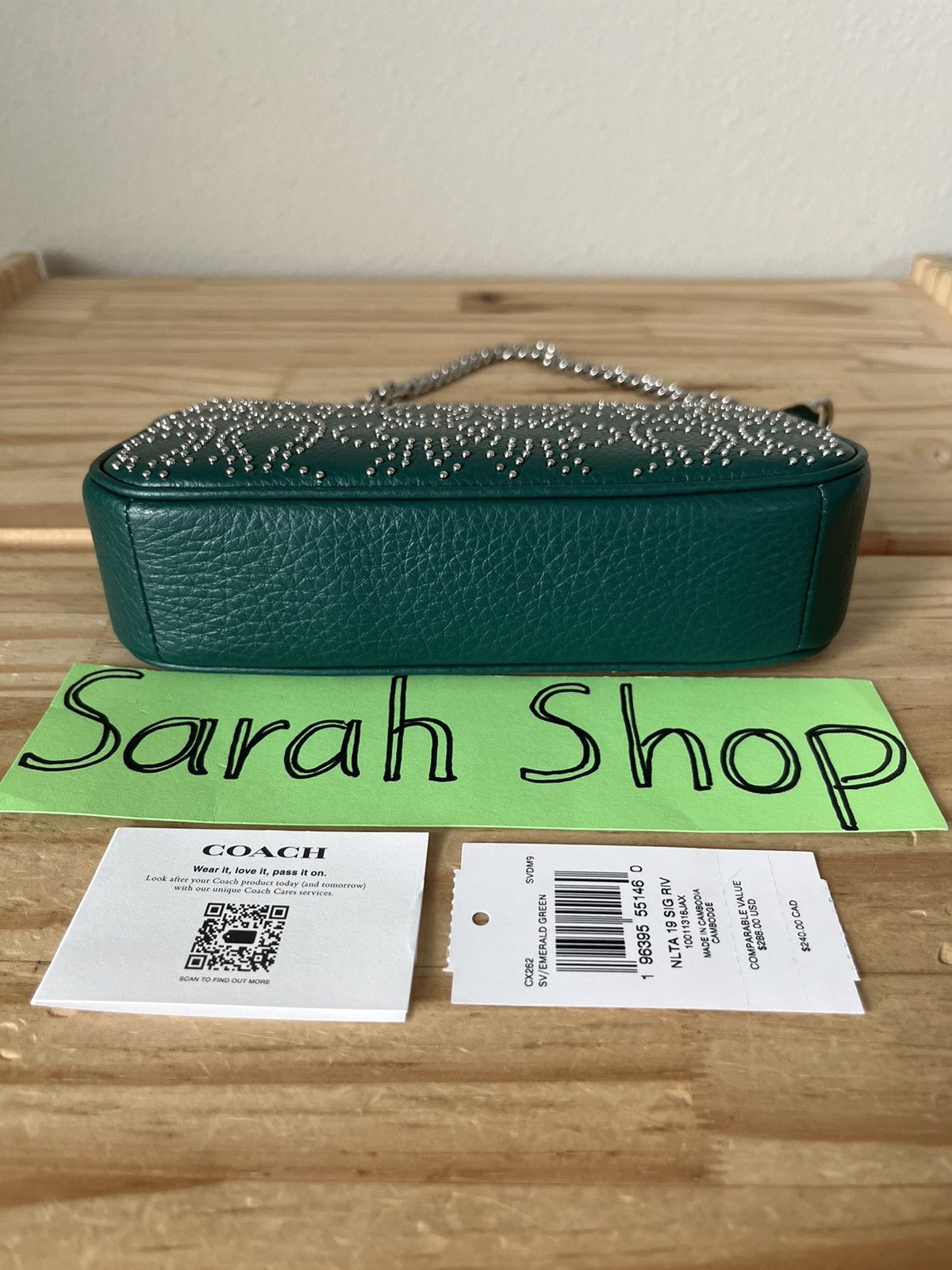 Coach Coach Nolita 19 With Signature Rivets Size ONE SIZE - 8 Thumbnail