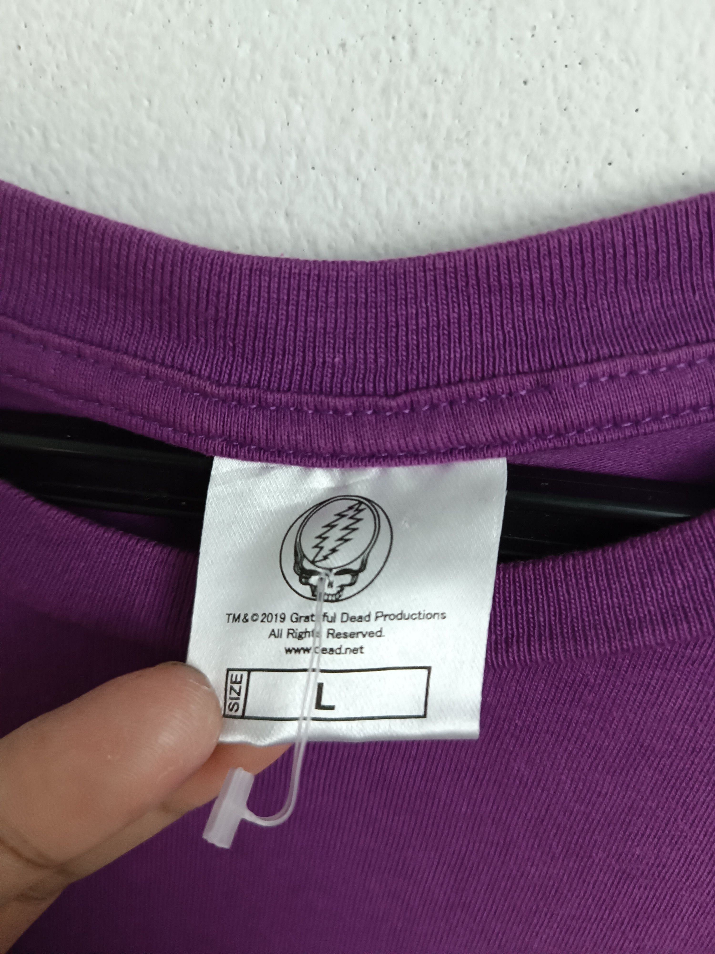 Grateful Dead VINTAGE GRATEFUL DEAD BOX LOGO CRAZY BACKHIT TEE Size US M / EU 48-50 / 2 - 8 Thumbnail