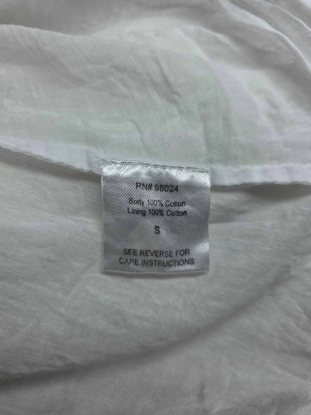 Anthropologie Sold Out Anthropologie Love The Label White Cottagecore Puff Size S / US 4 / IT 40 - 5 Thumbnail