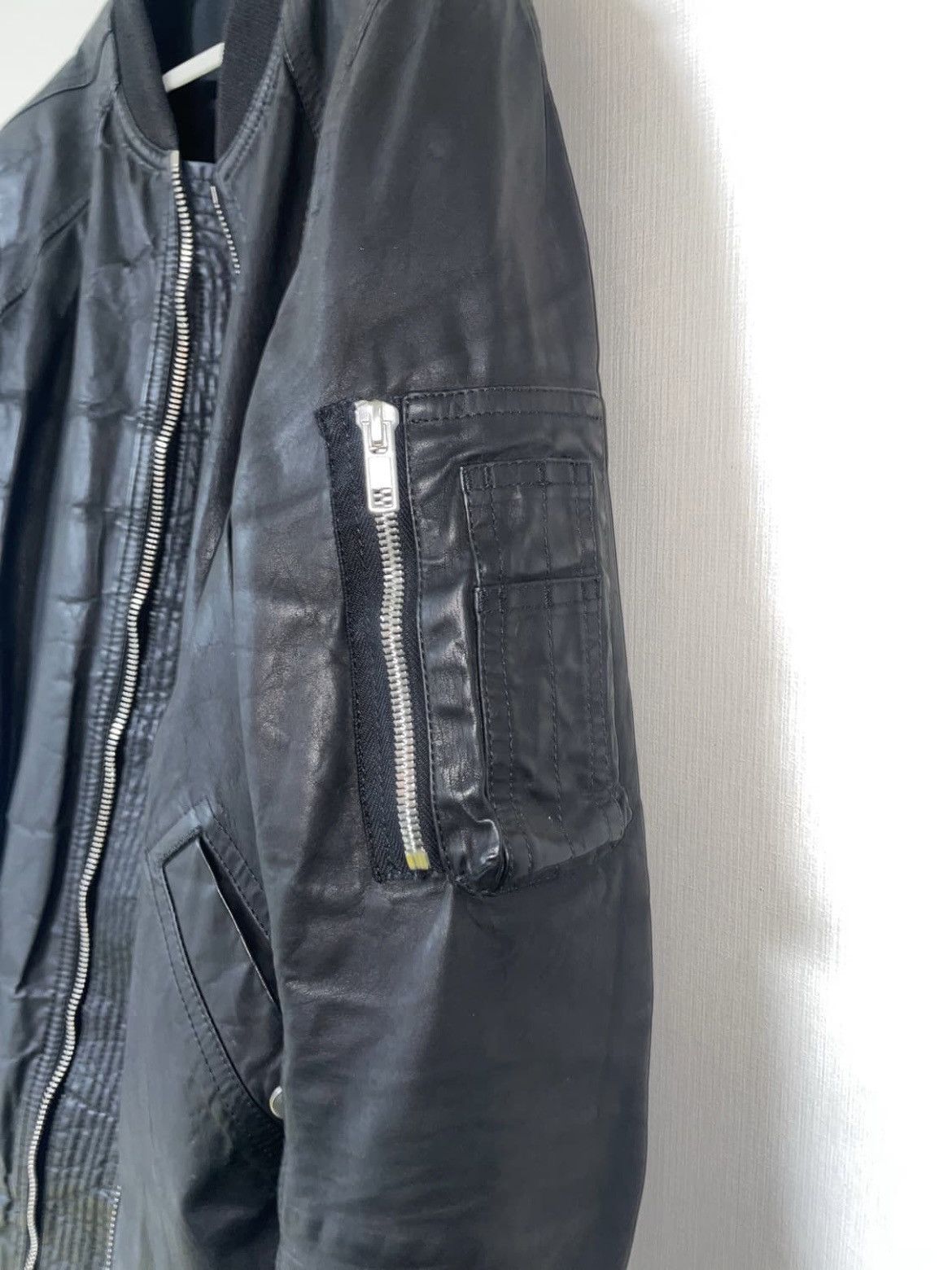 Rick Owens Rick owens leather jacket Ma-1 Archive Size US M / EU 48-50 / 2 - 3 Thumbnail