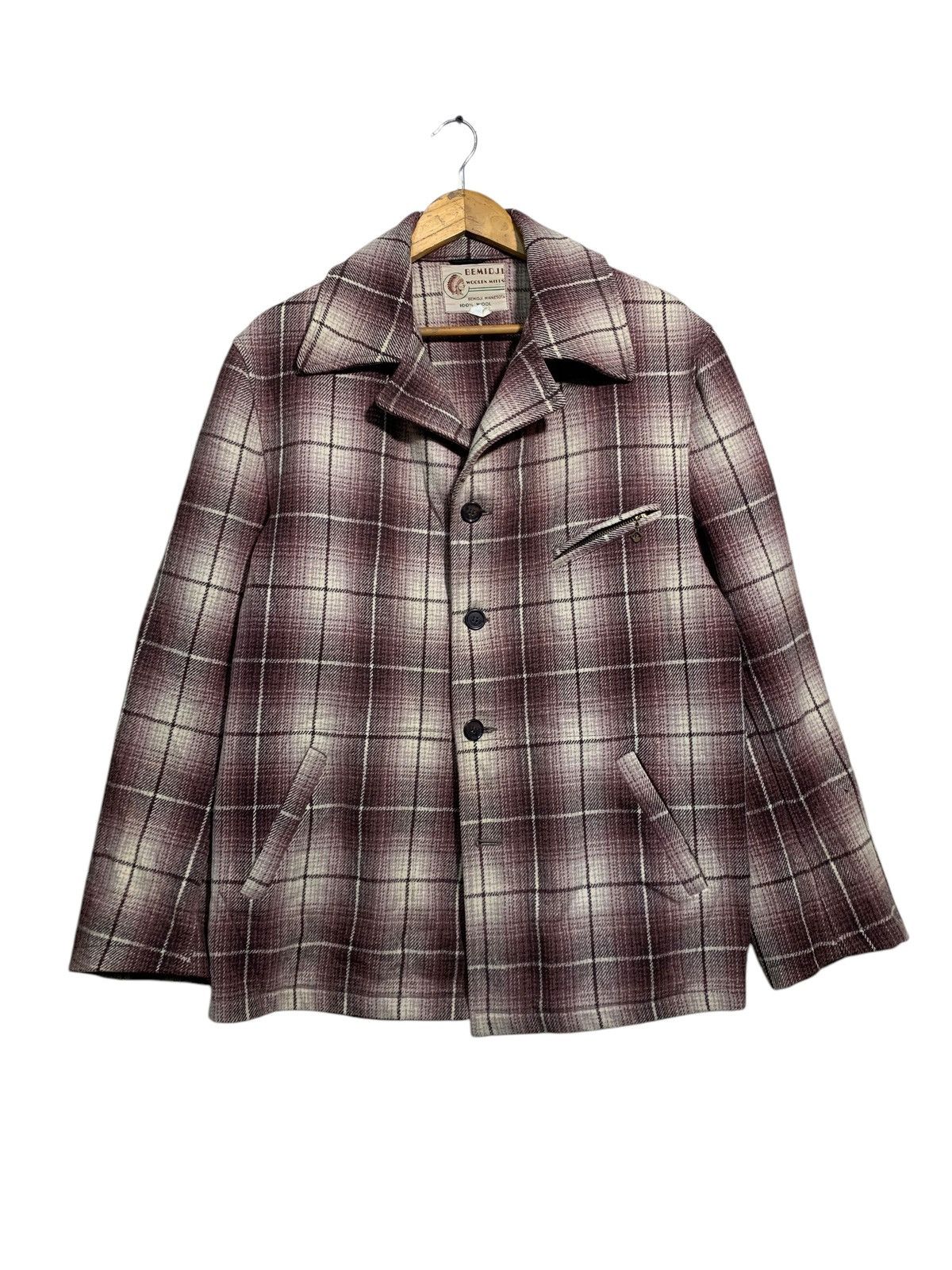 🔥VTG 60s BEMIDJI WOOLEN MILLS SHADOW PLAID