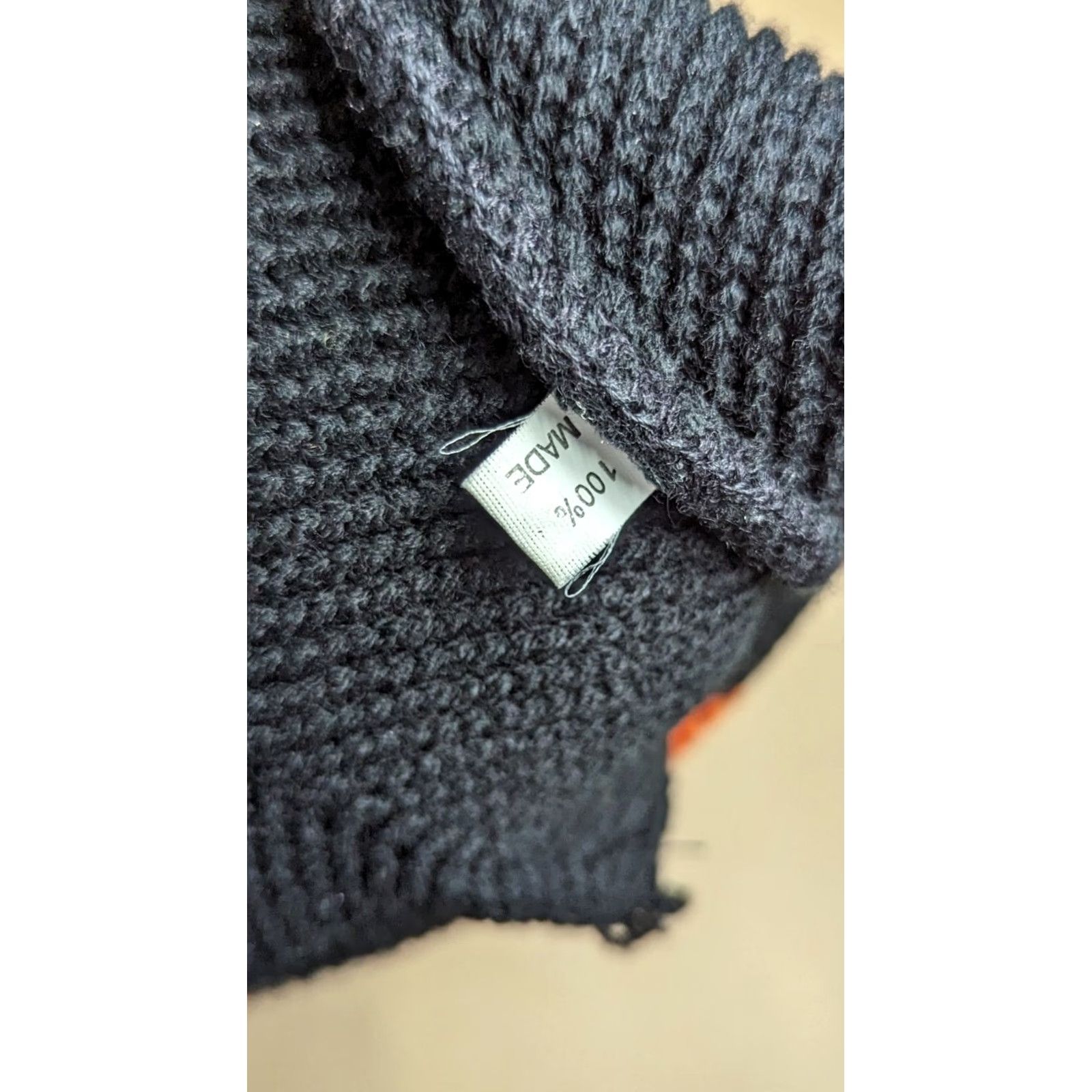 Vintage Jagermeister Beanie Hat One Size Black Orange Casual Knit Size ONE SIZE - 6 Thumbnail