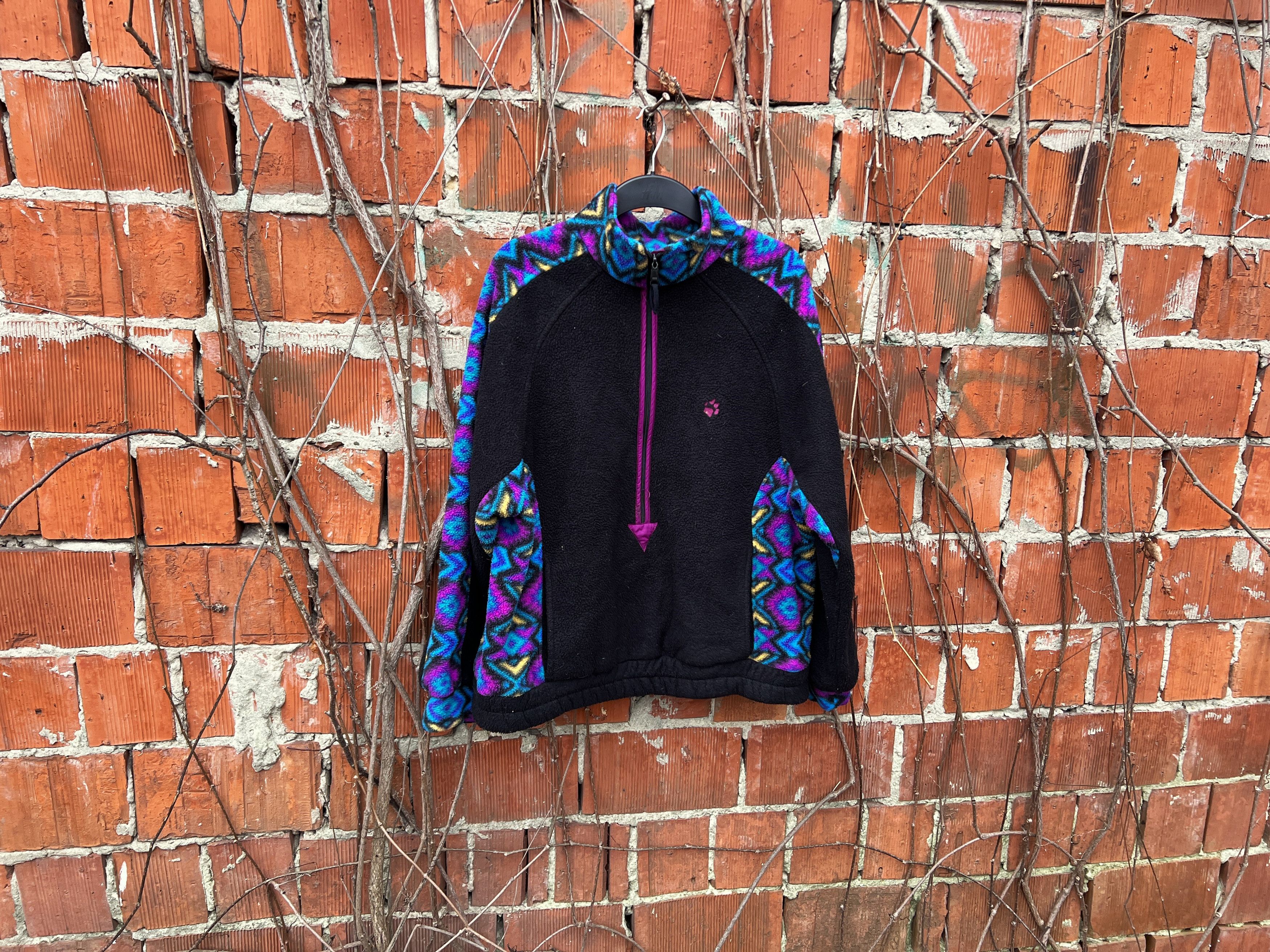 Jack Wolfskin 💲RARE💲 90s Jack Wolfskins Vintage Fleece 1/2 Zip sweater M Size US M / EU 48-50 / 2 - 1 Thumbnail