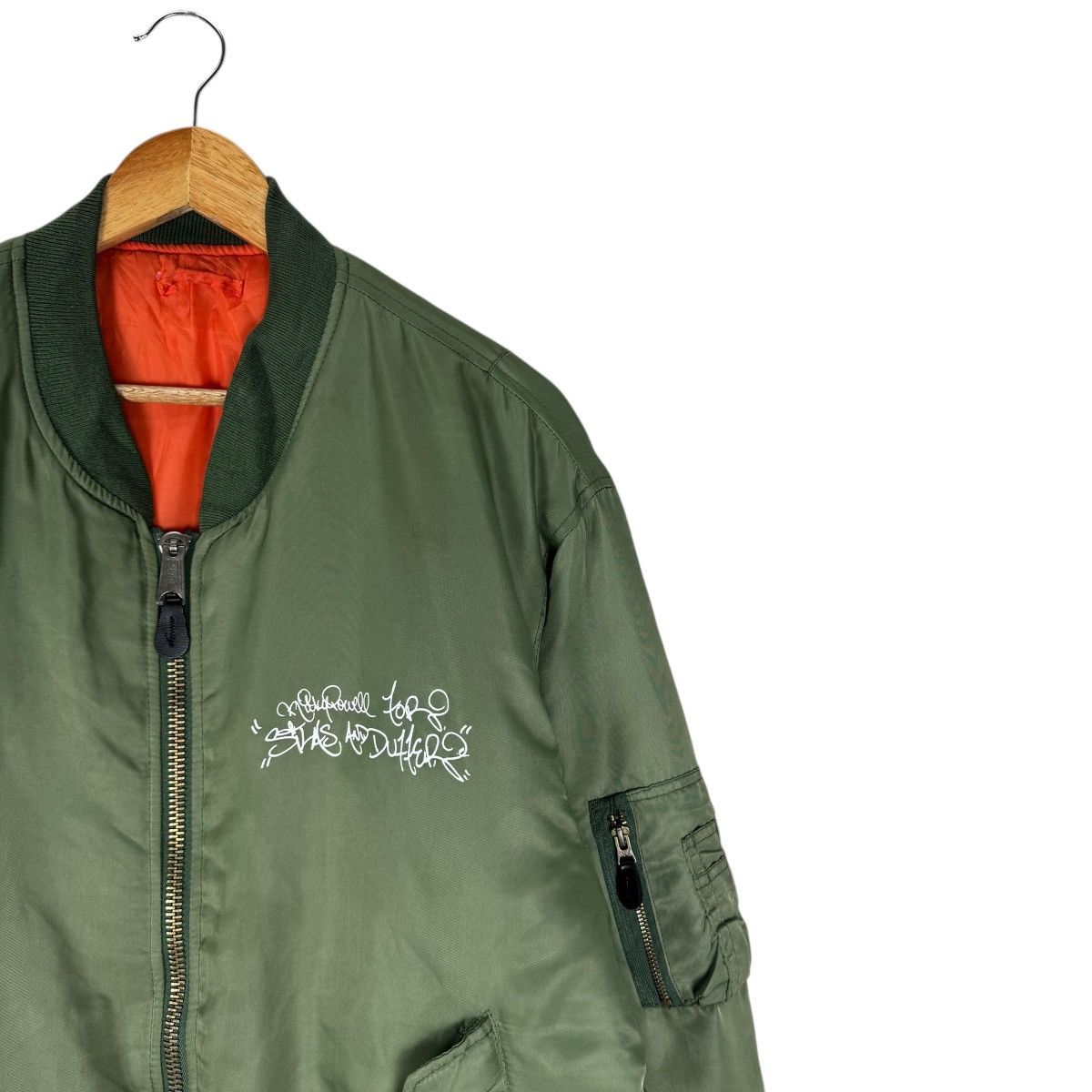 Silas ☀️SILAS CYPRESS HILL MA-1 REVERSIBLE BOMBER JACKET Size US XL / EU 56 / 4 - 5 Thumbnail