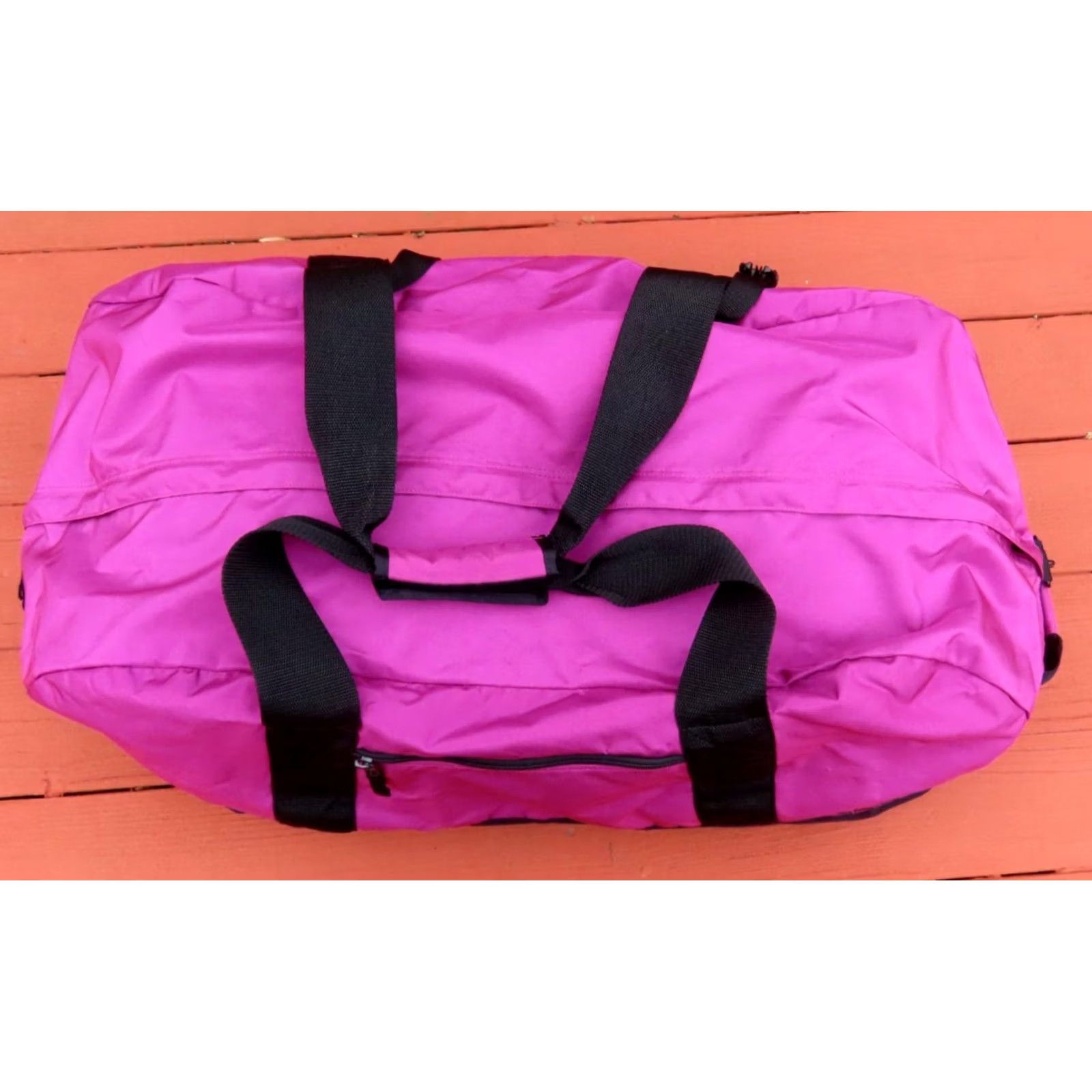 Vintage VINTAGE LL Bean Adventure Purple Large Duffle Bag 31"x12"x15" #155536 Size ONE SIZE - 5 Thumbnail