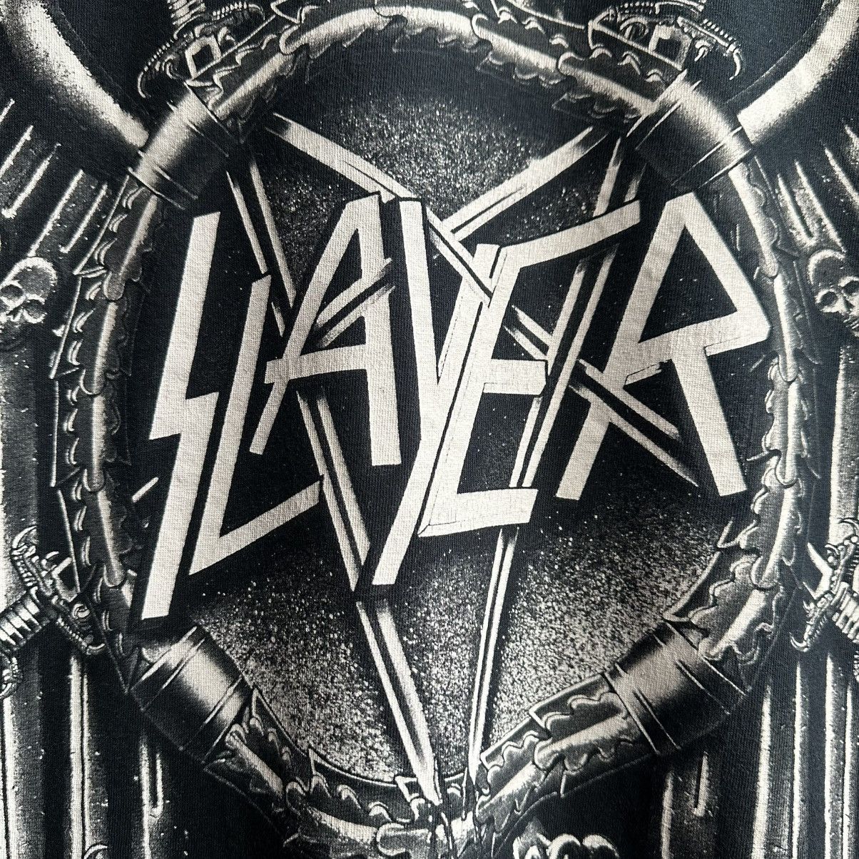 Band Tees VINTAGE Y2K SLAYER EAGLE GRAPHIC PROMO BAND TEE Size US XL / EU 56 / 4 - 3 Thumbnail