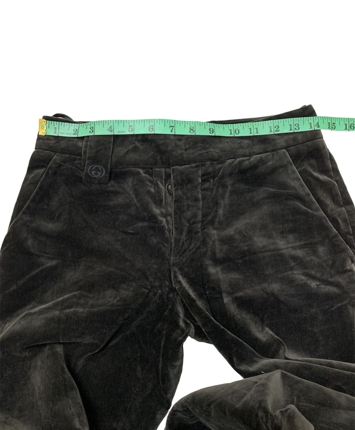 Gucci Gucci Brown Velvet Tailored Trousers Made in Italy Size 28" / US 6 / IT 42 - 6 Thumbnail
