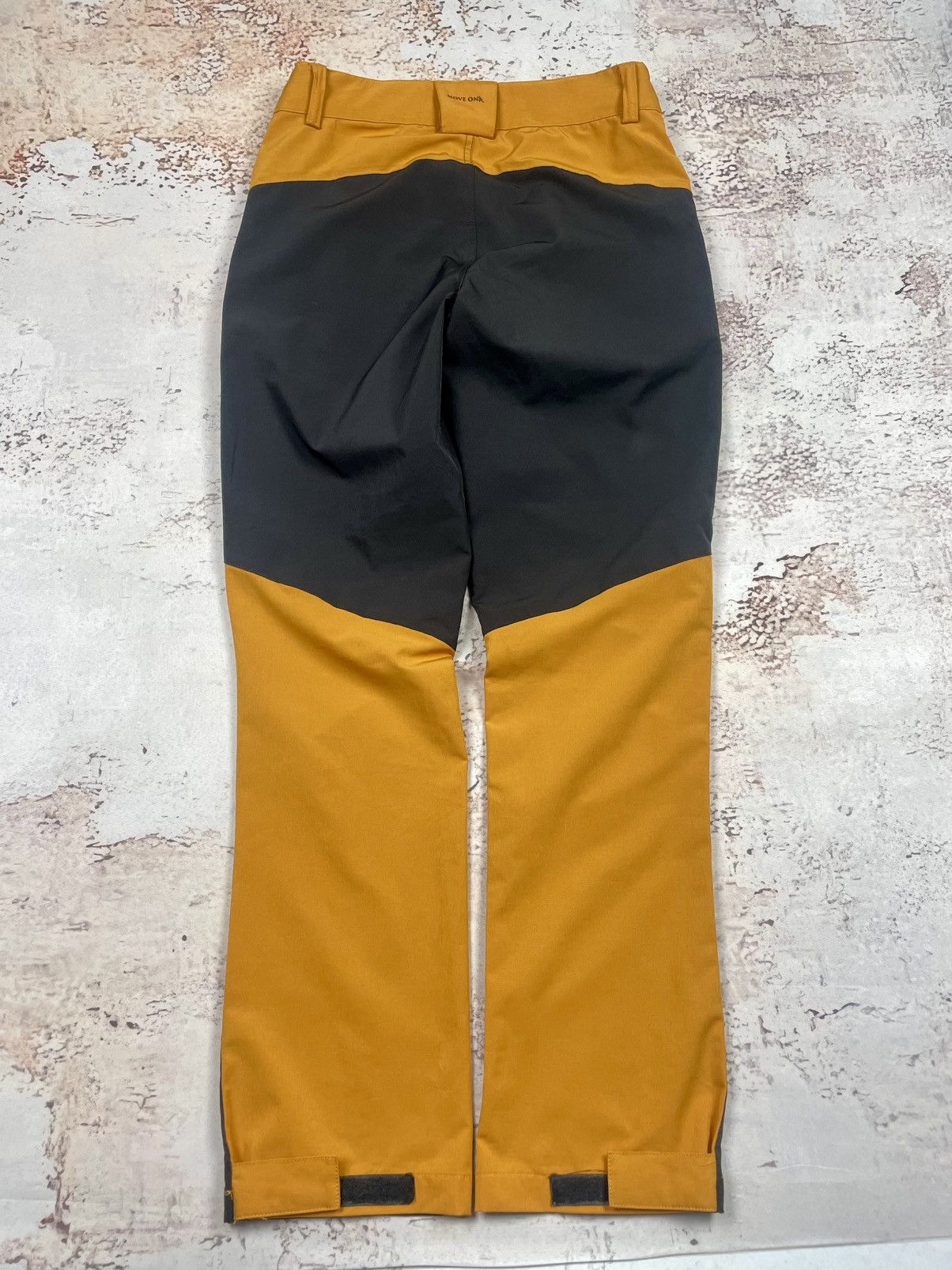 Other Move On 36-S Women’s Pants Black/Yellow, Hiking Trekking eg Size 27" / US 4 / IT 40 - 3 Thumbnail