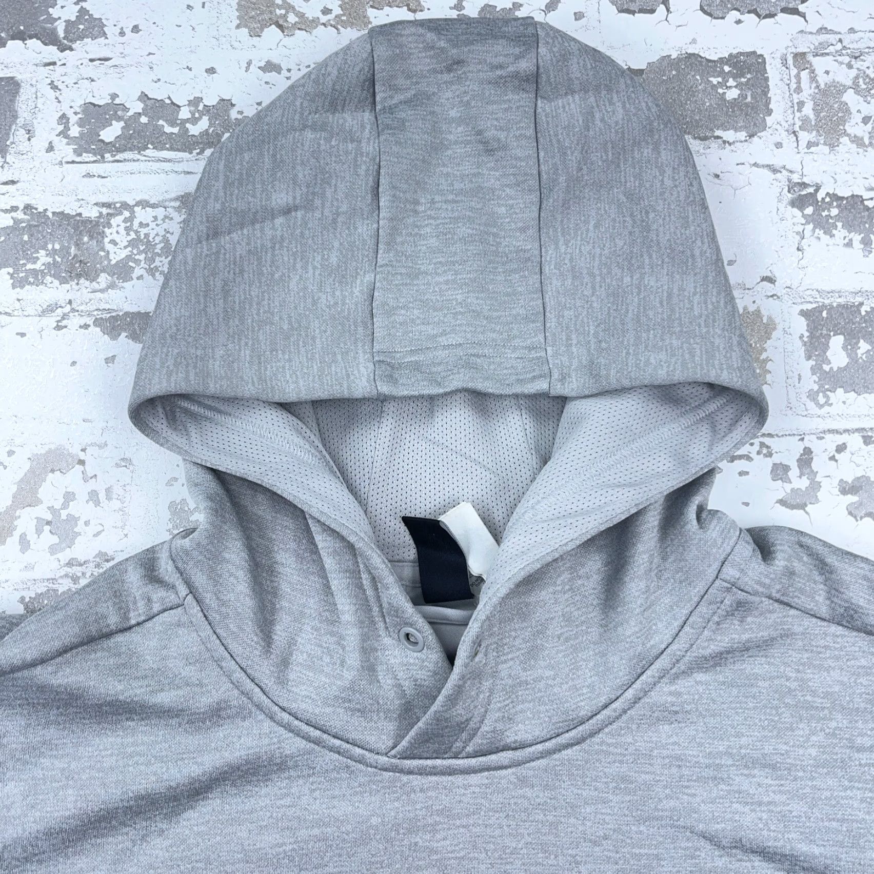 Adidas Adidas Hoodie Women Large Gray Sweatshirt Silver Glitter Logo Pullover Sweatshirt All Seasons Casual Size L / US 10 / IT 46 - 7 Thumbnail