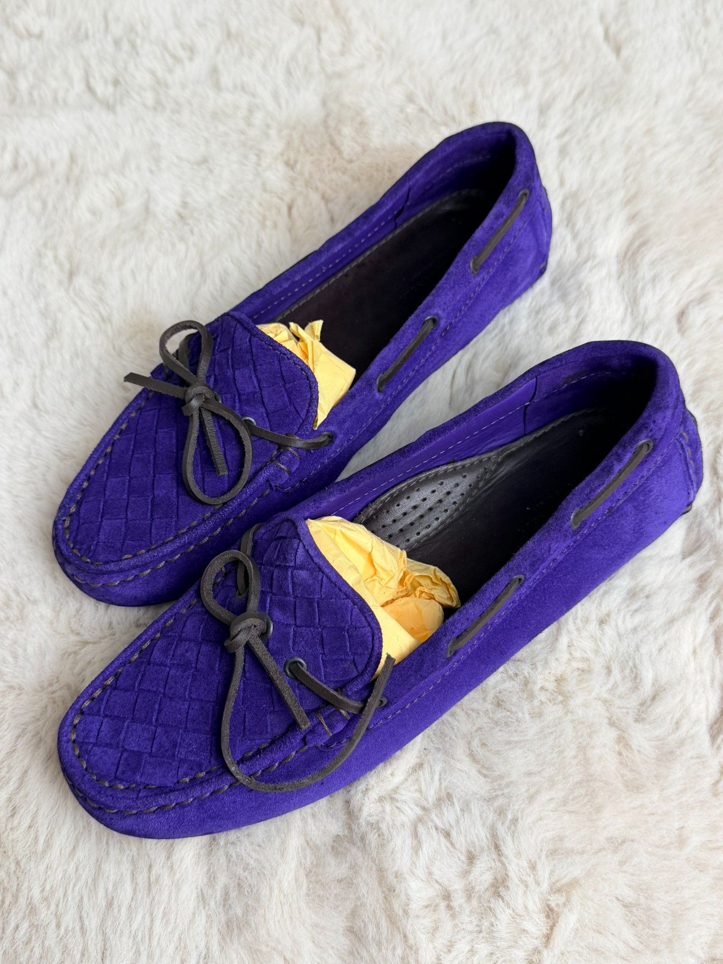 Bottega Veneta Bottega Veneta Knit Purple Lowtop Sneakers us_6 Women Size US 6 / IT 36 - 1 Thumbnail