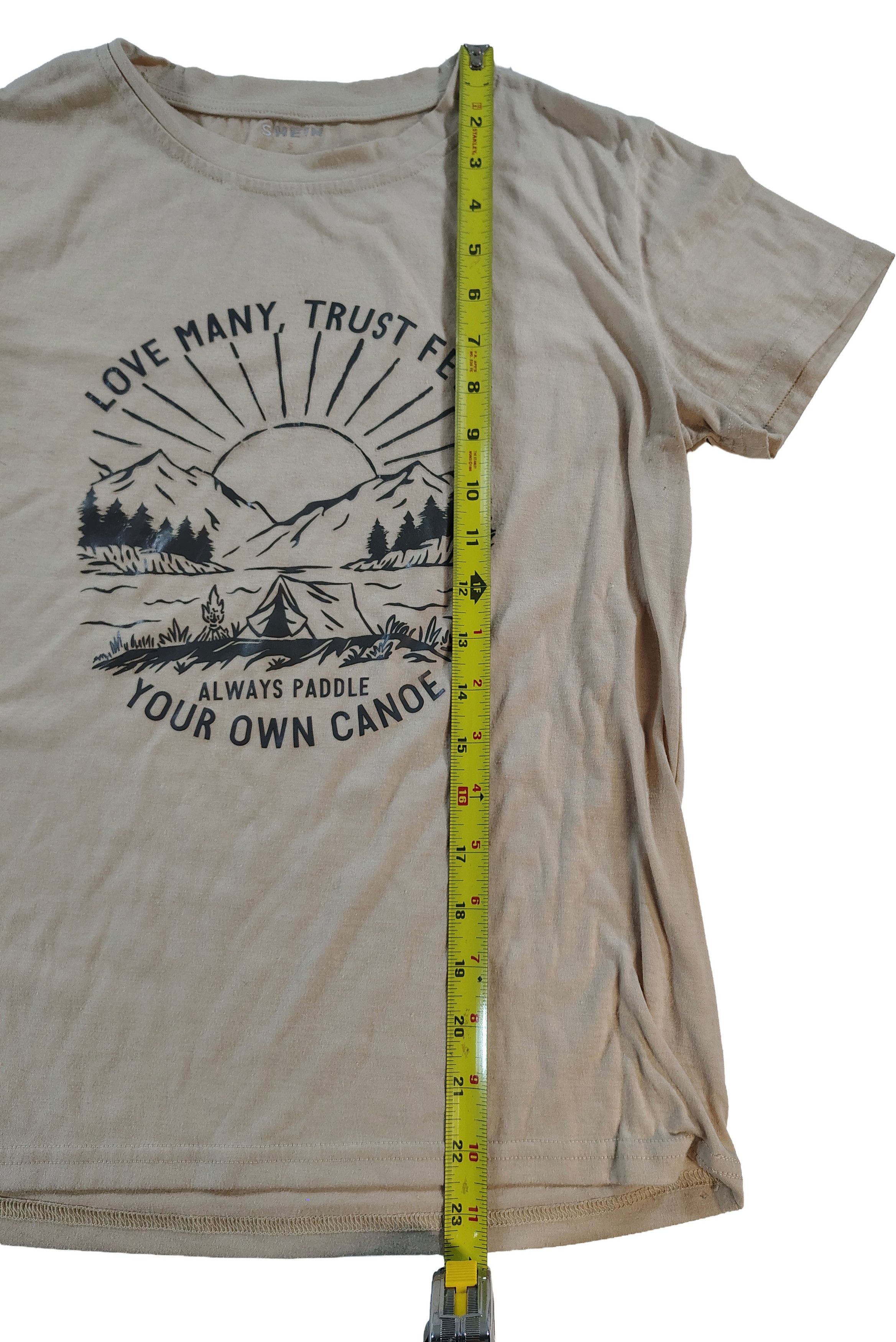 Shein Love Many Trust Few Always Paddle Your Own Canoe T-Shirt Size S / US 4 / IT 40 - 5 Thumbnail