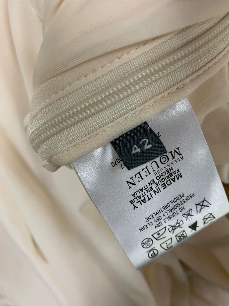 Alexander McQueen Alexander McQUEEN size M Naked pink pleated dress 2505-Nex Size M / US 6-8 / IT 42-44 - 9 Thumbnail