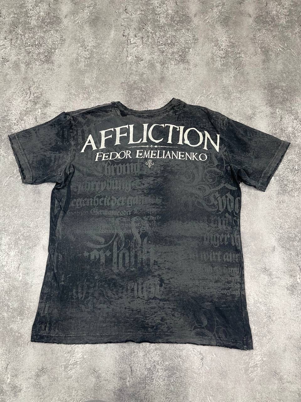 Affliction Affliction Men T-Shirt Fedor Emelianenko Grey Vintage Size US S / EU 44-46 / 1 - 1 Thumbnail