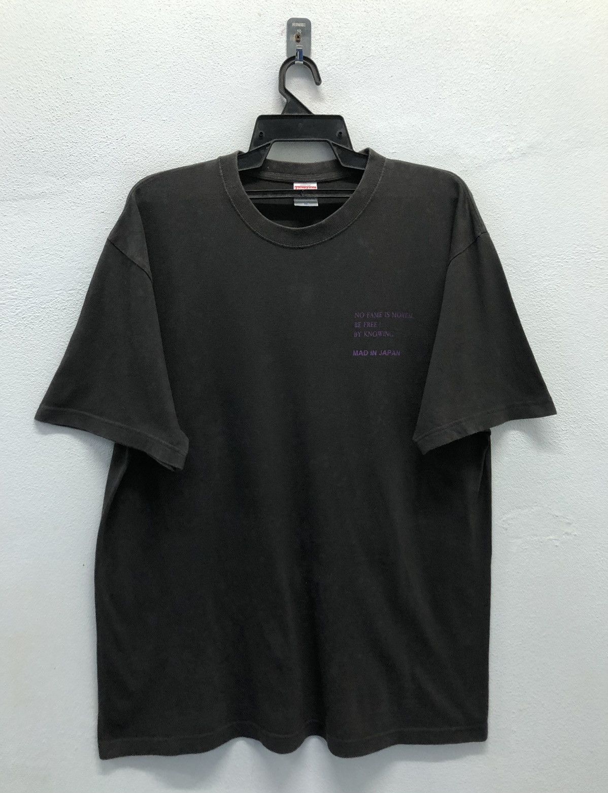 Vintage Vintage United Athle No Fame Is Mortal Be Free T-Shirt Size US XL / EU 56 / 4 - 2 Thumbnail
