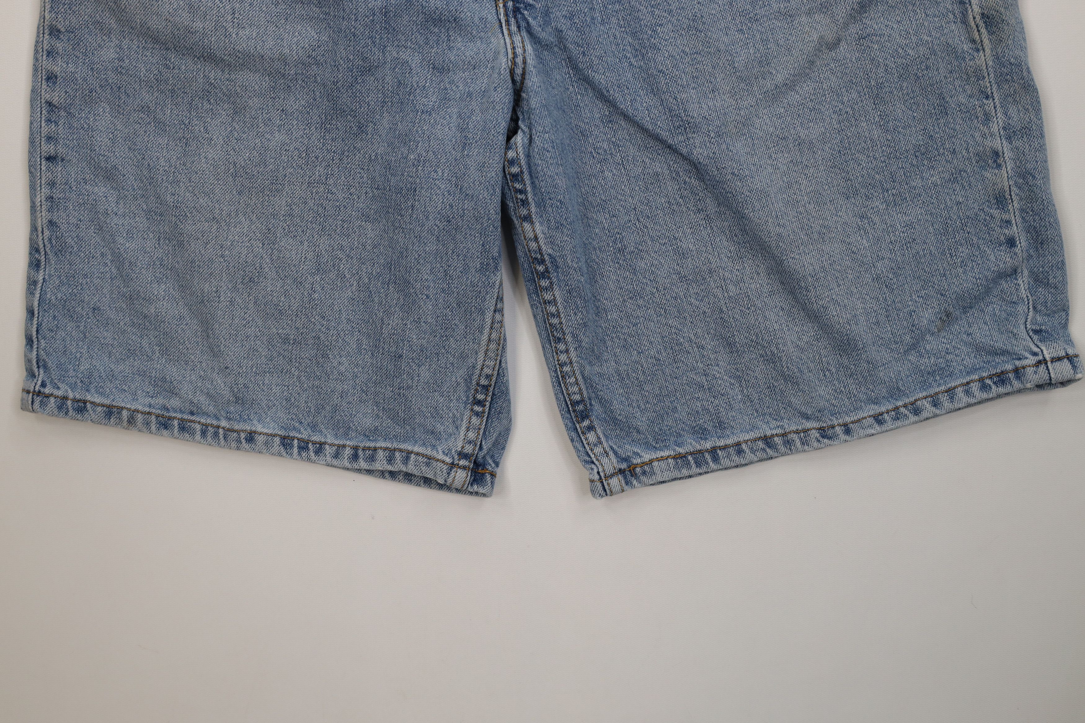 Levi's Vintage Y2K Levis 550 Relaxed Fit Denim Jean Shorts Jorts Size US 34 / EU 50 - 4 Thumbnail