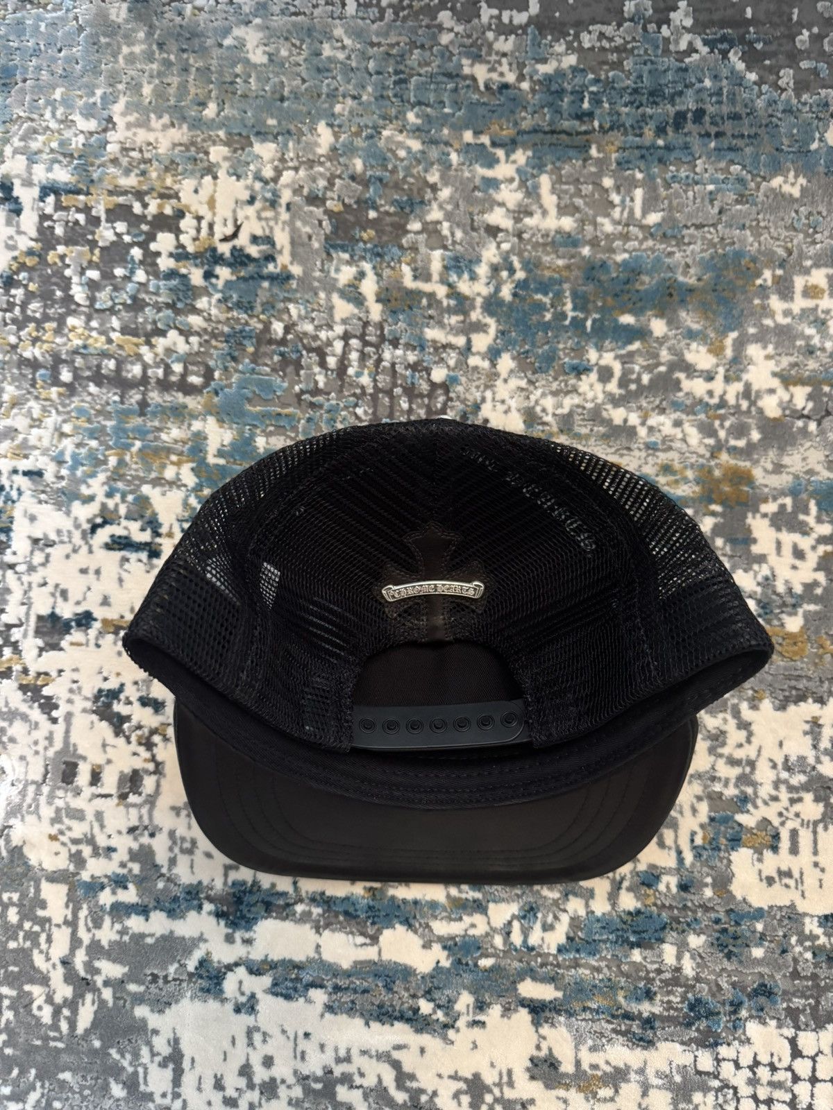 Chrome Hearts Chrome hearts cemetery leather cross trucker cap Size ONE SIZE - 4 Thumbnail